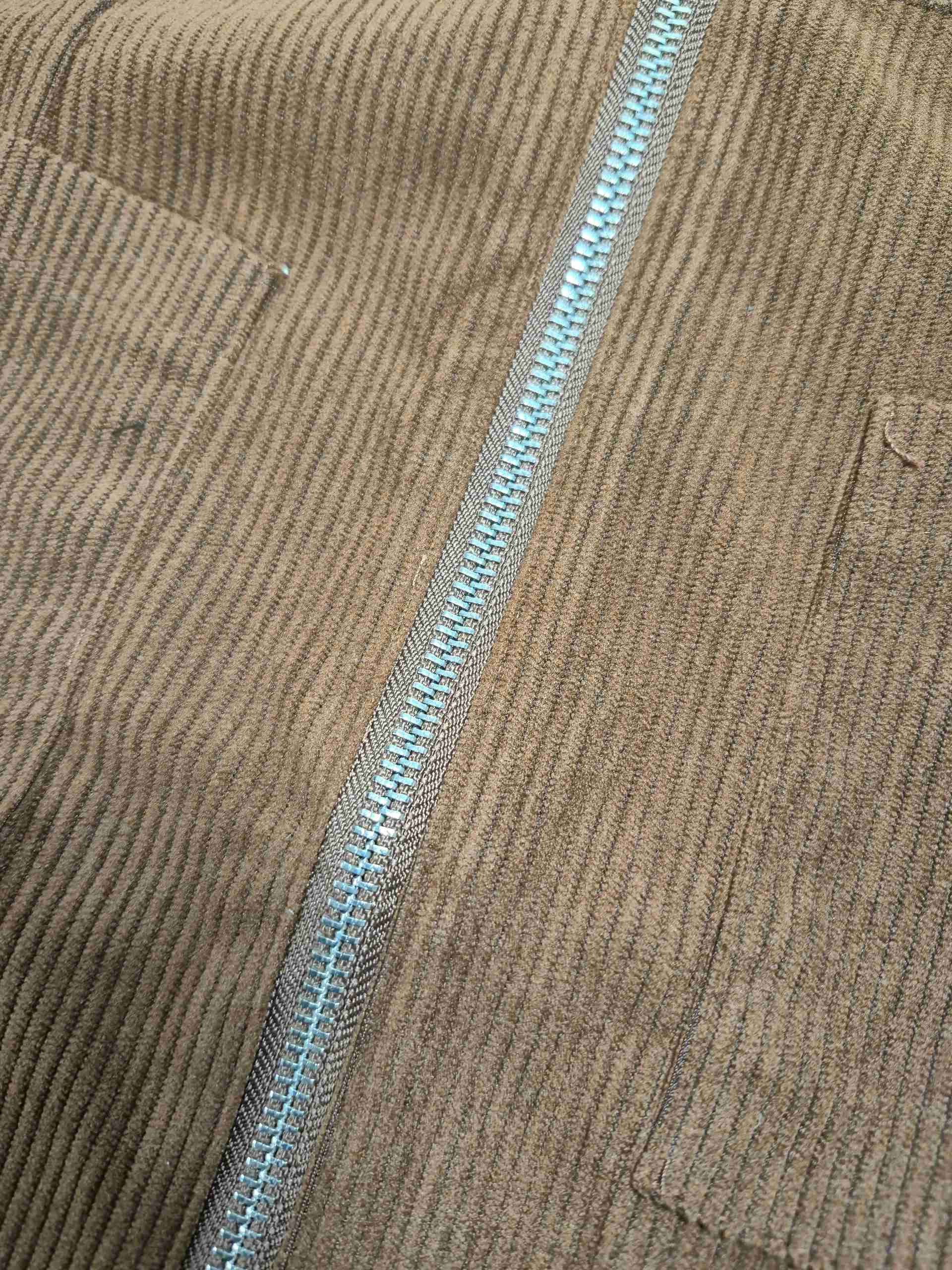 Falda marrón con cremallera talla S - miniatura 4