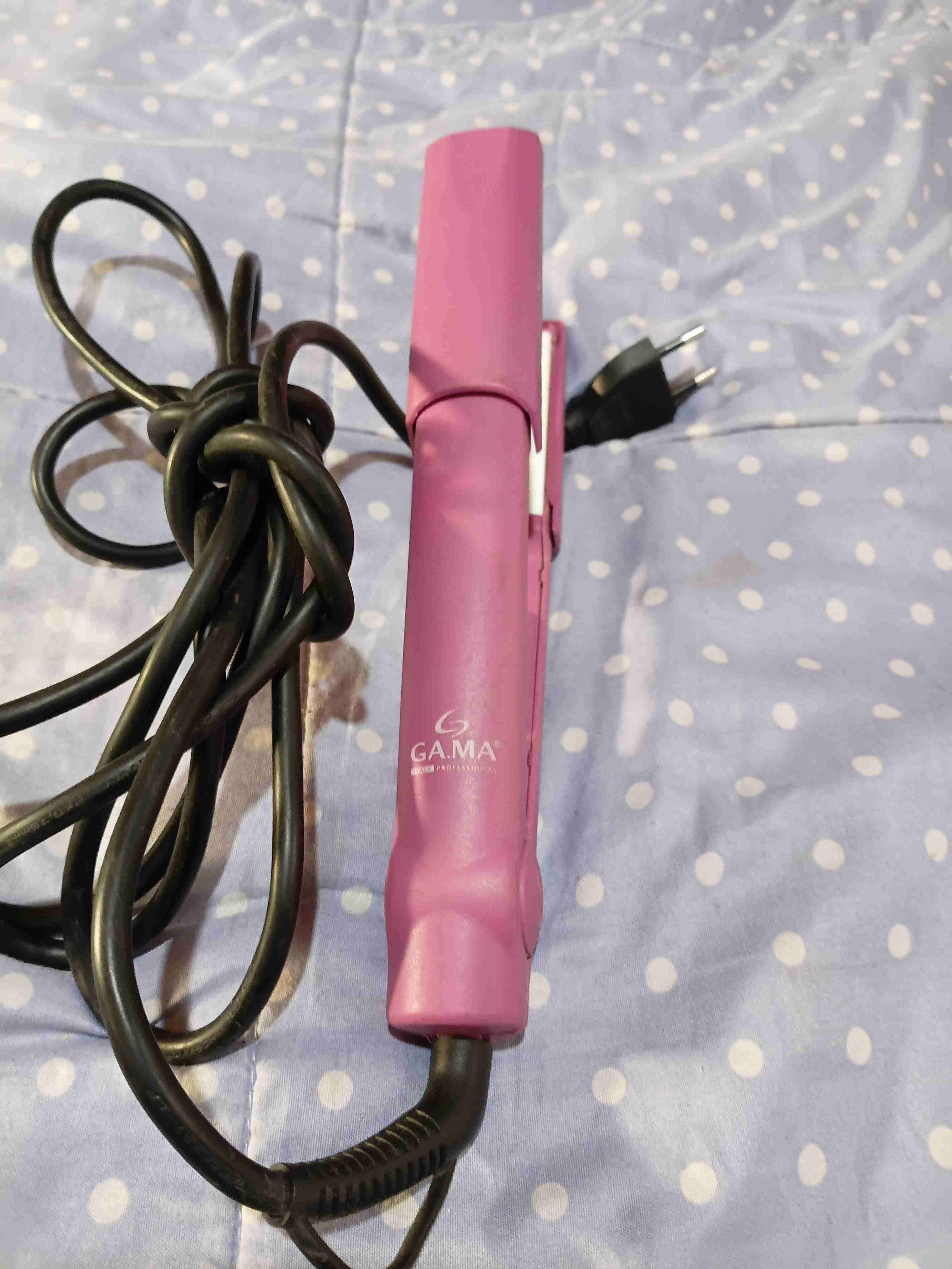 Plancha para el pelo rosa Gama