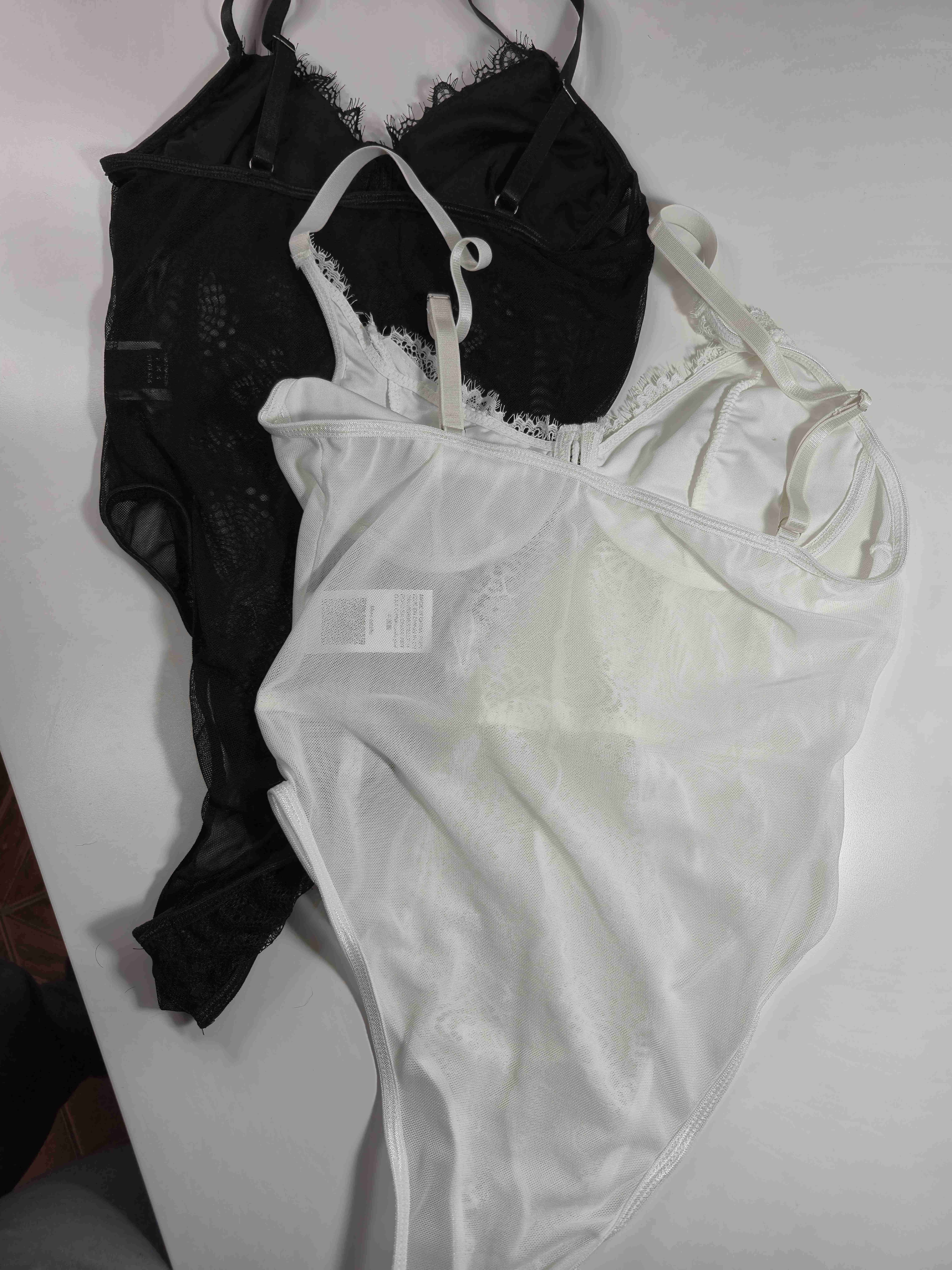2 Body de encaje blanco y negro Tallas S - miniatura 6