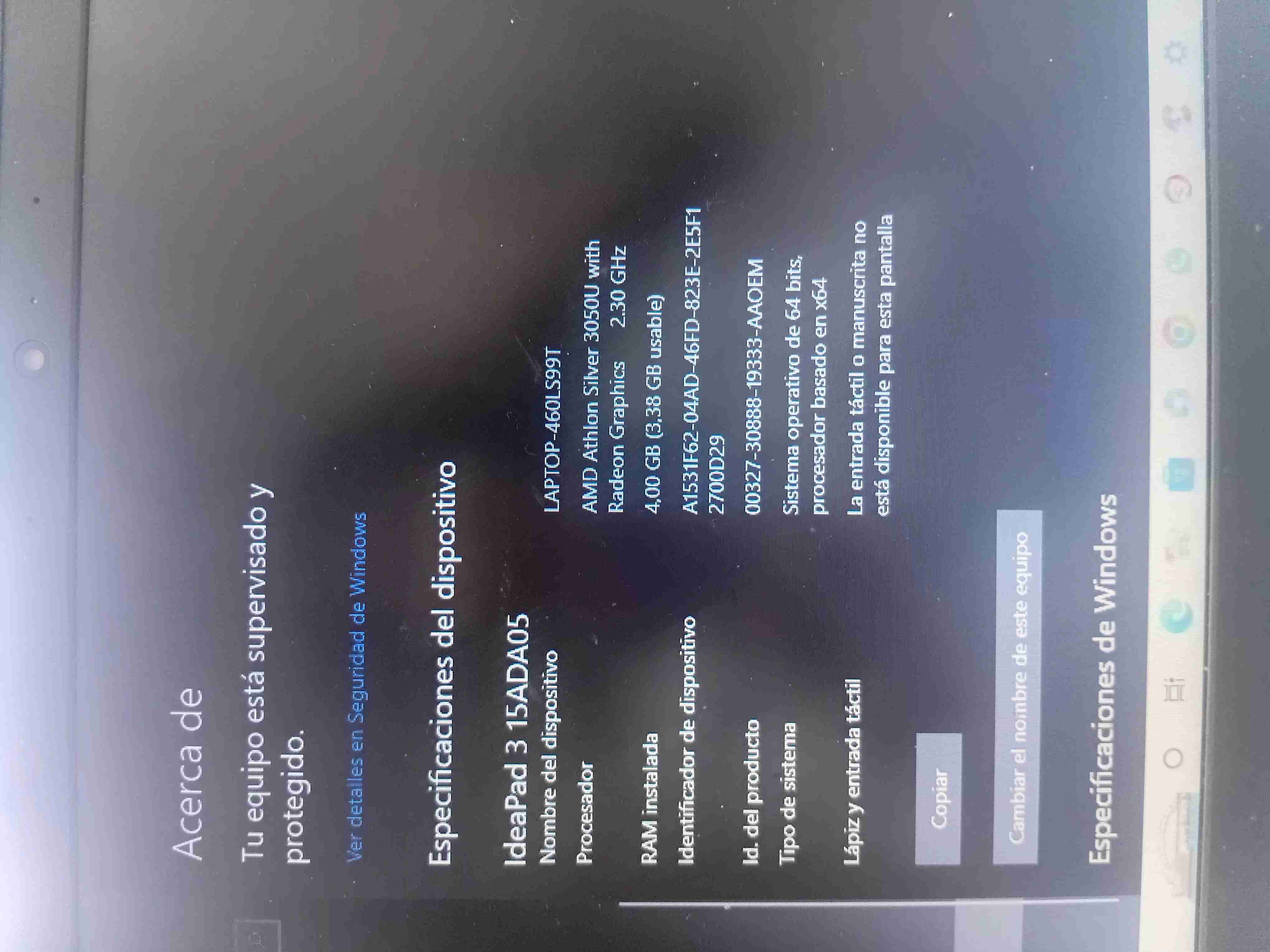 Notebook Lenovo Windows 10 - miniatura 3