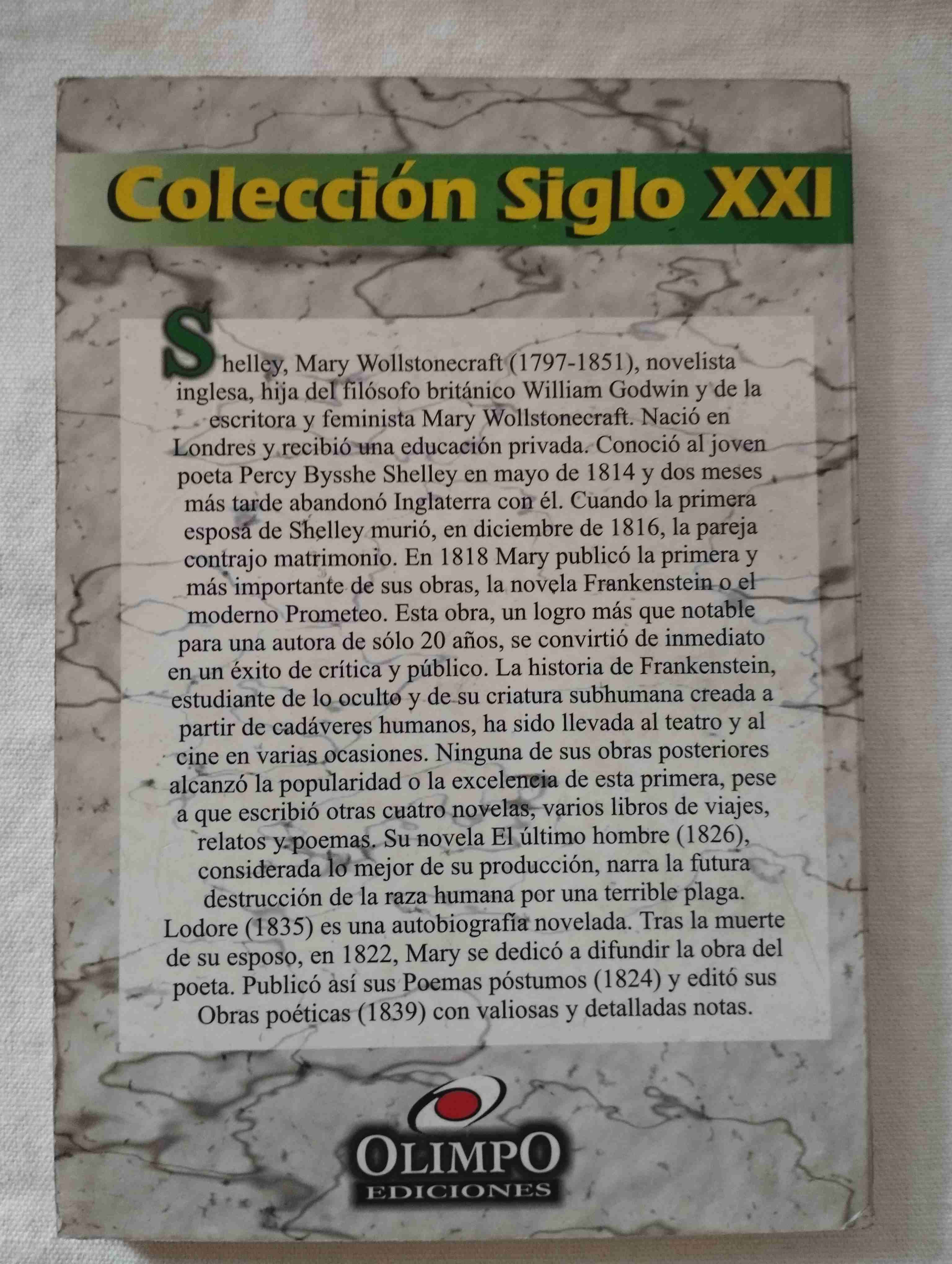 Libro Frankenstein Mary W. Shelley - miniatura 2