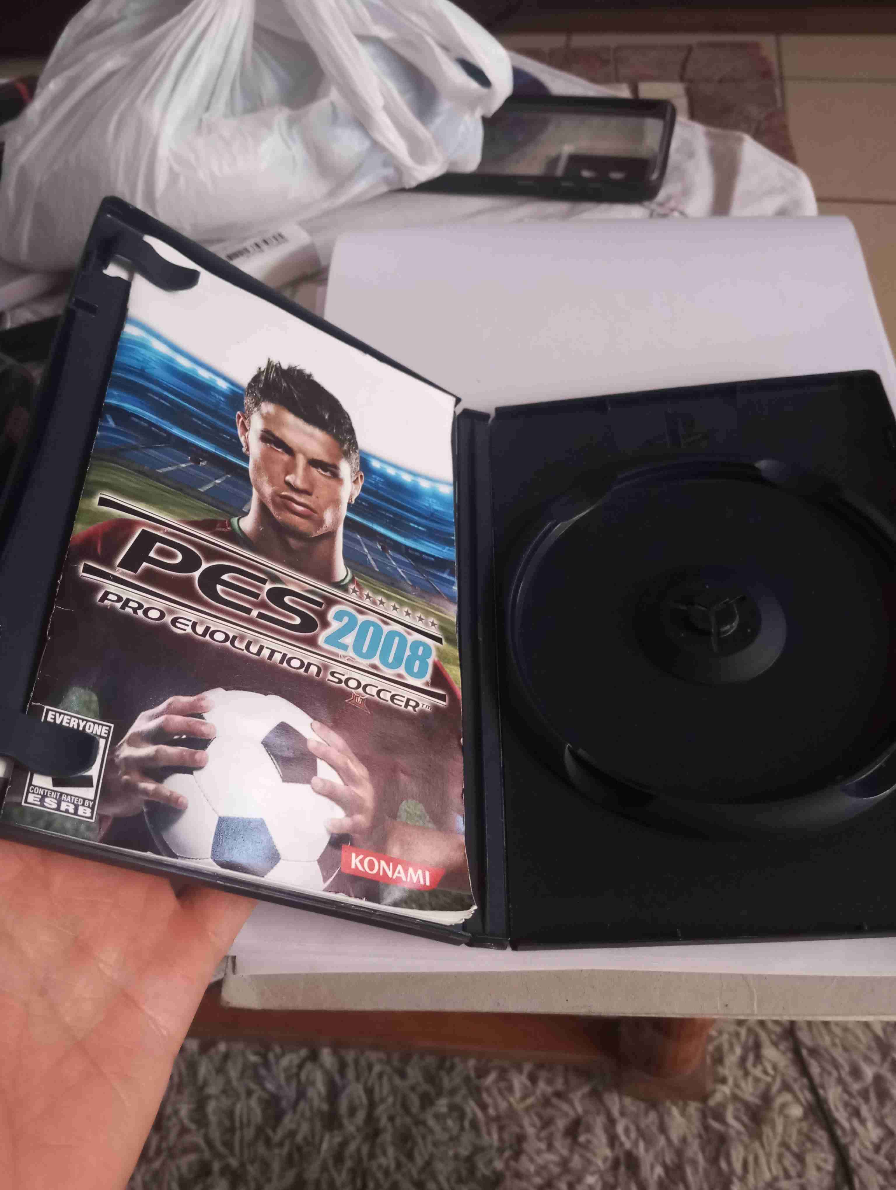 Caja + Manual Original PES 2008 PS2 (Sin Disco) - - miniatura 2