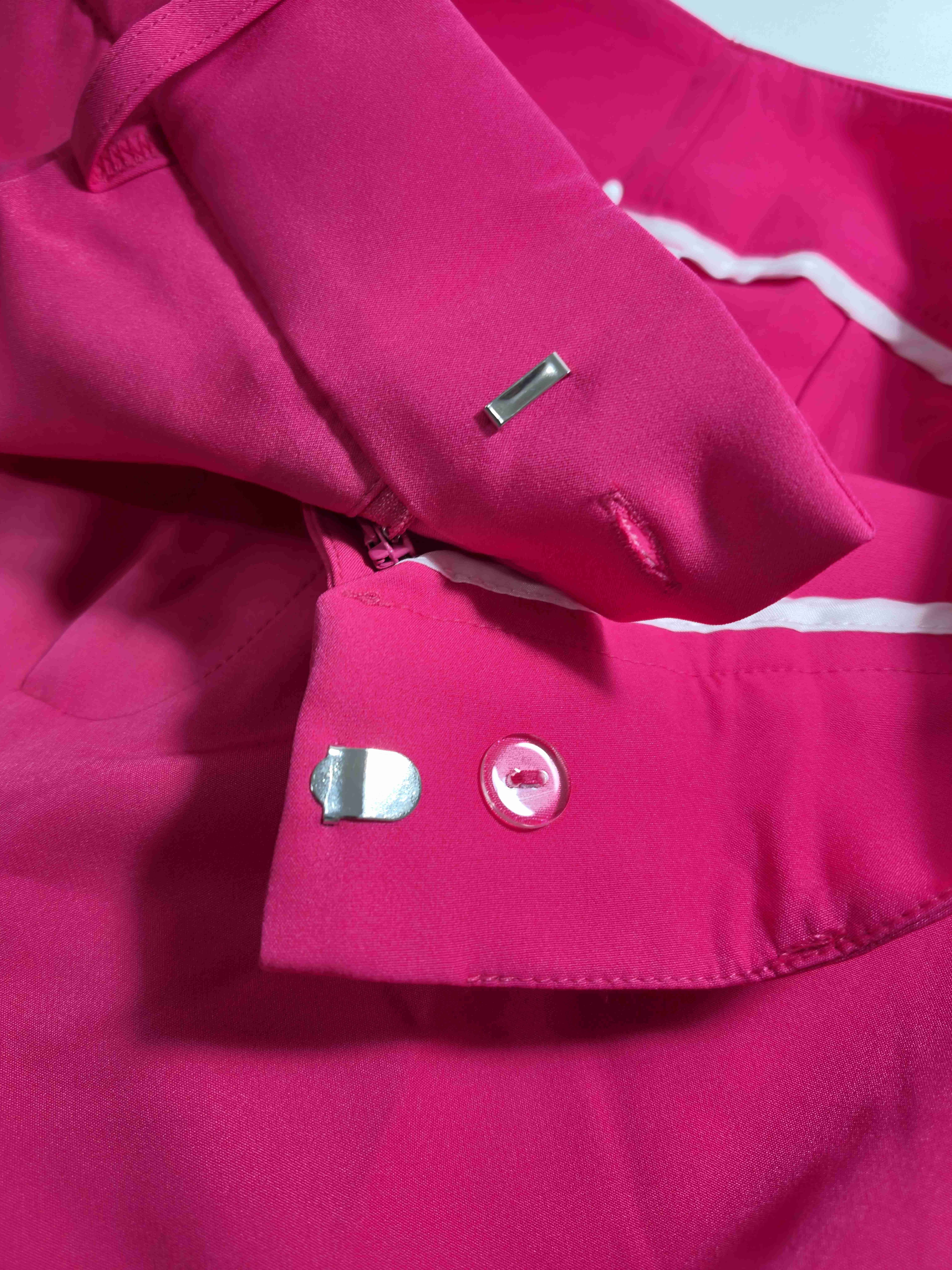 Pantalón fucsia con cinturón talla M - miniatura 6