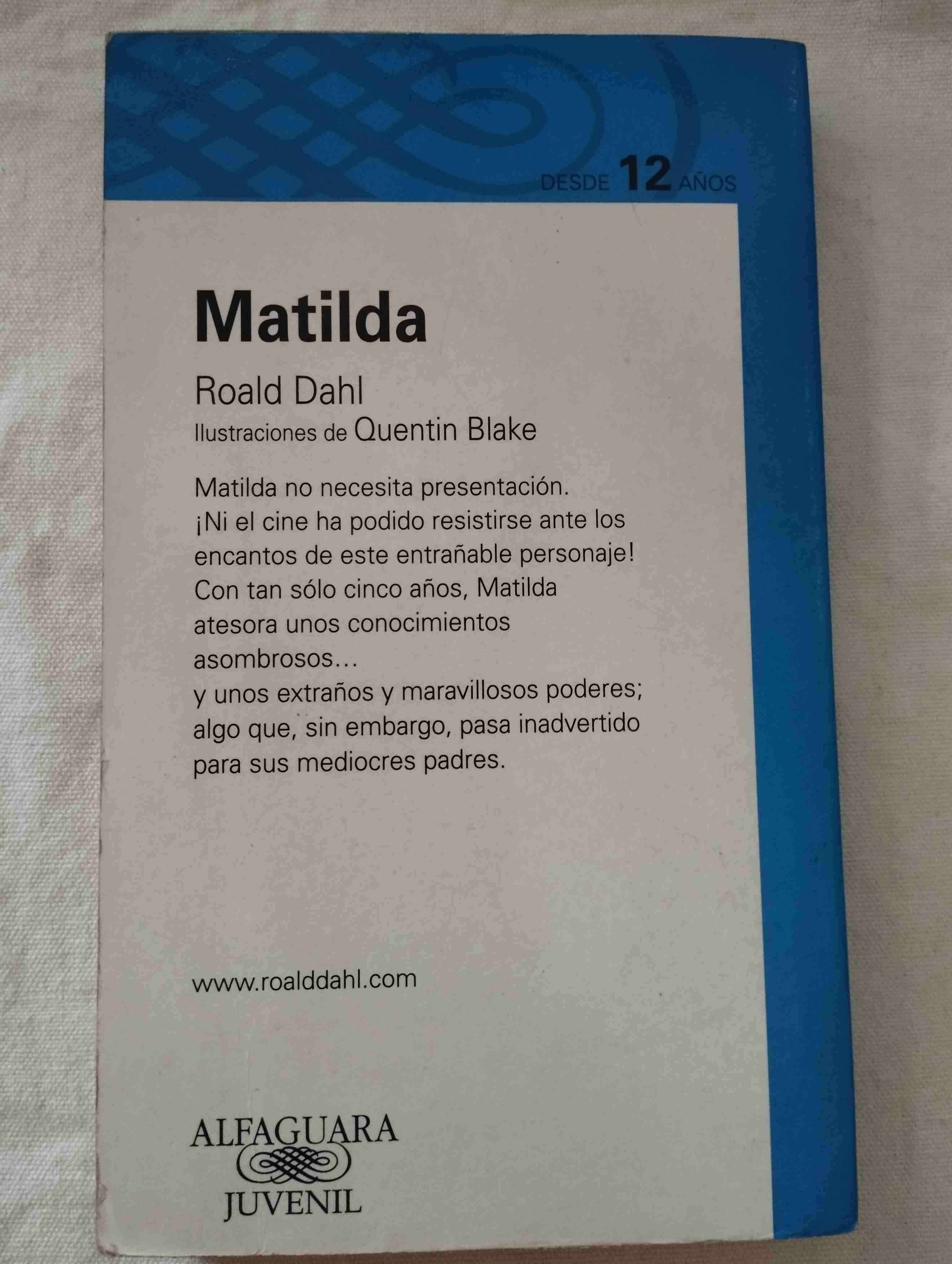 Libro 'Matilda' de Roald Dahl - miniatura 2