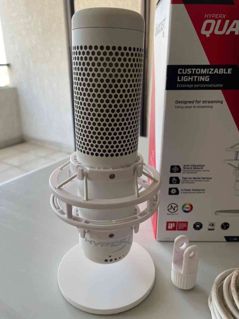 Micrófono HyperX QuadCast S Blanco - miniatura 2