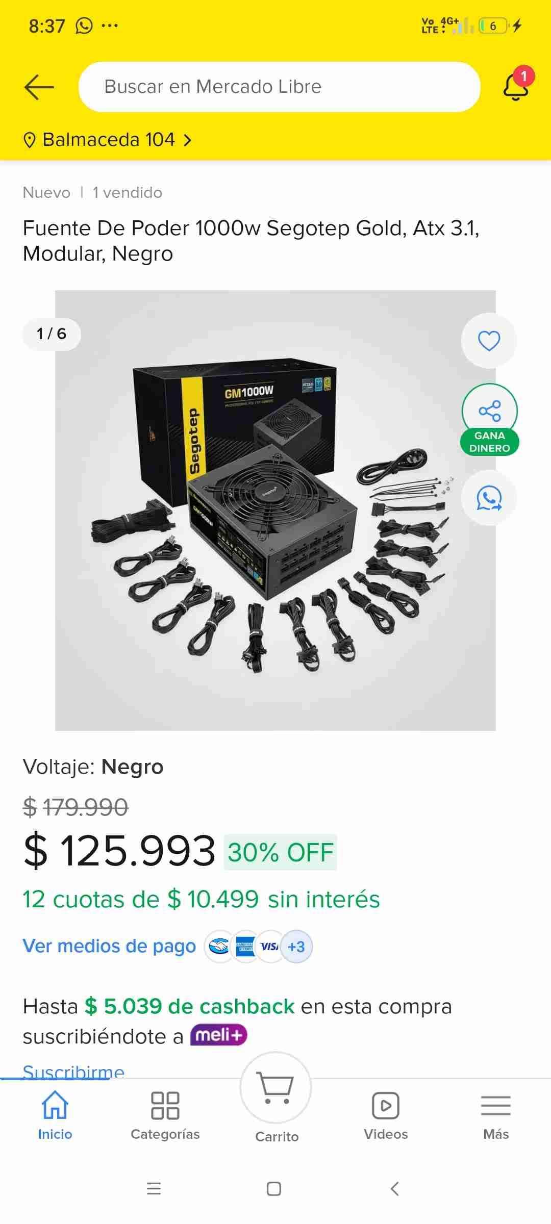 Fuente de poder Segotep 100W - miniatura 3