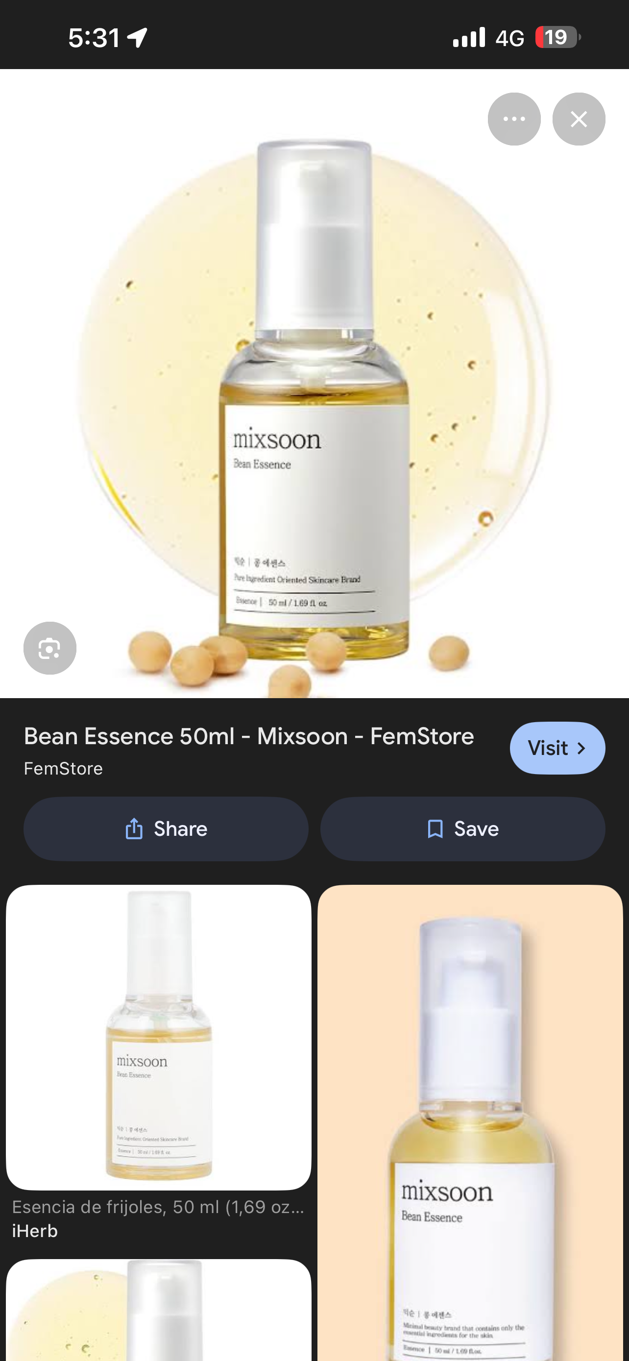 Esencia facial Mixsoon 50 ml - miniatura 5