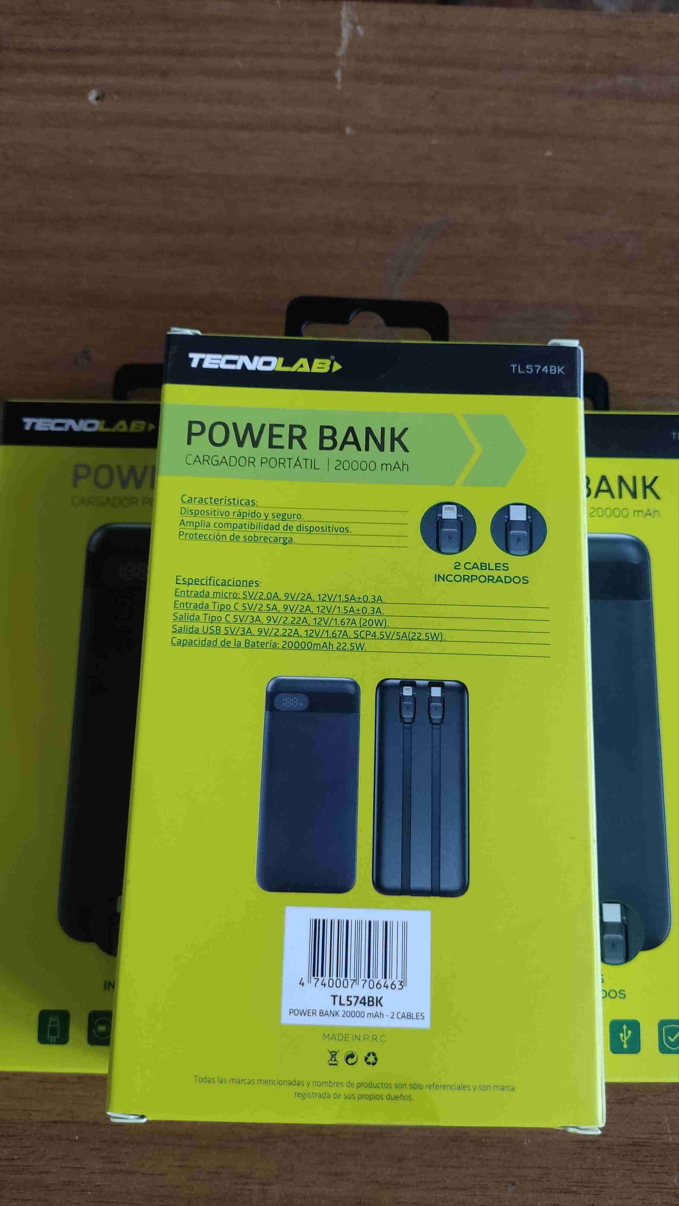🔋Power Bank TECNOLAB 20,000 mAh - miniatura 2