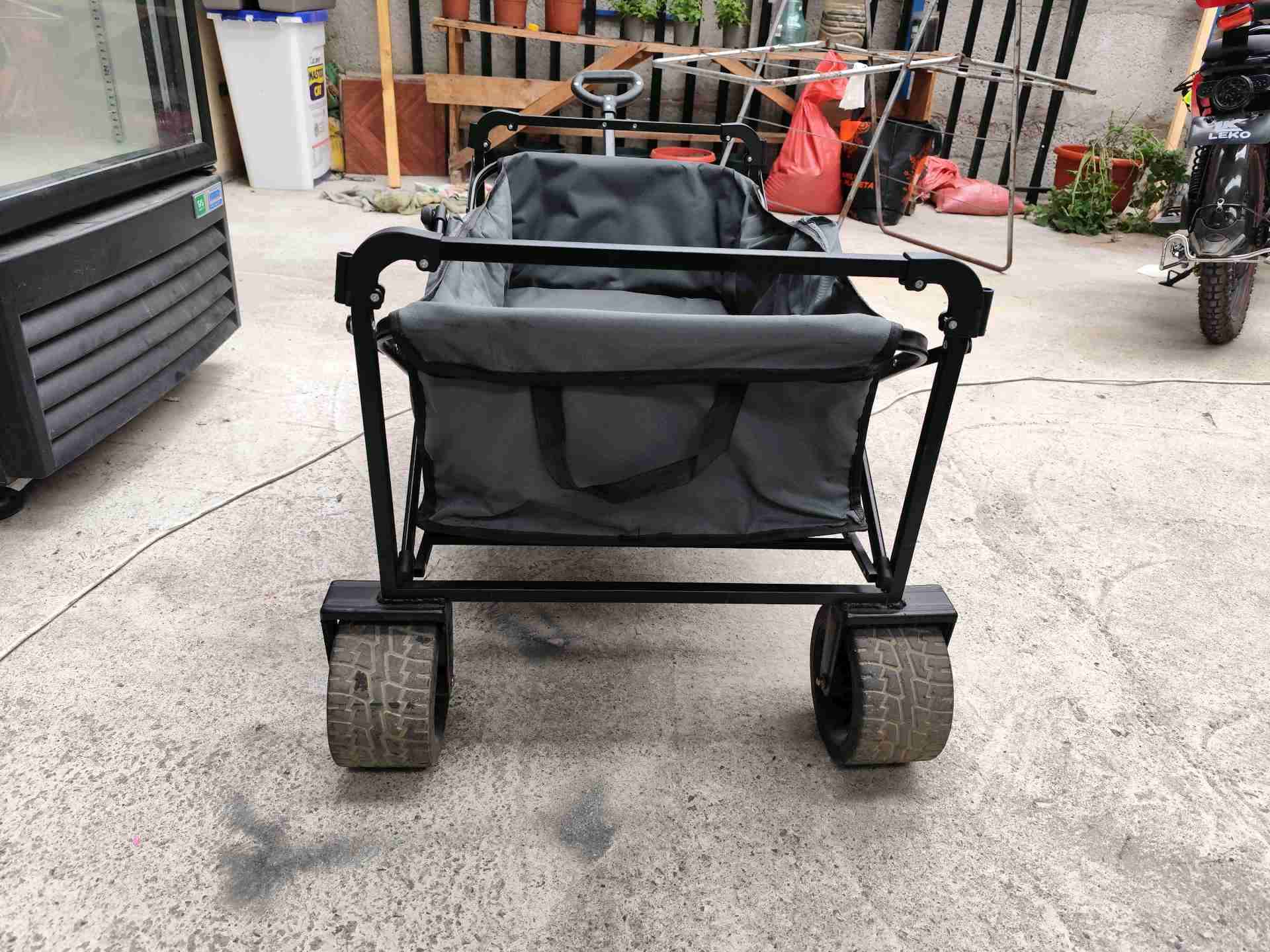 Carro plegable de carga gris - miniatura 2