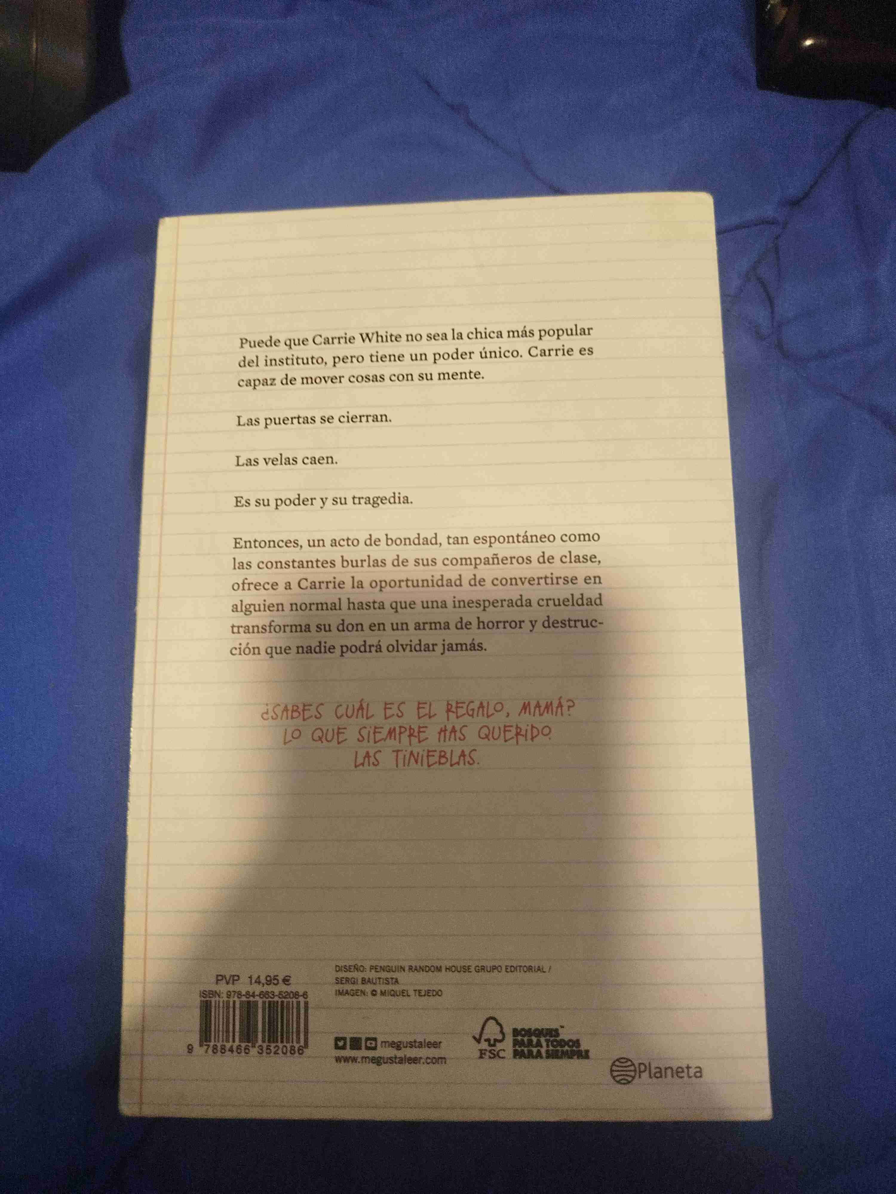 Libro Carrie de Stephen King - miniatura 2