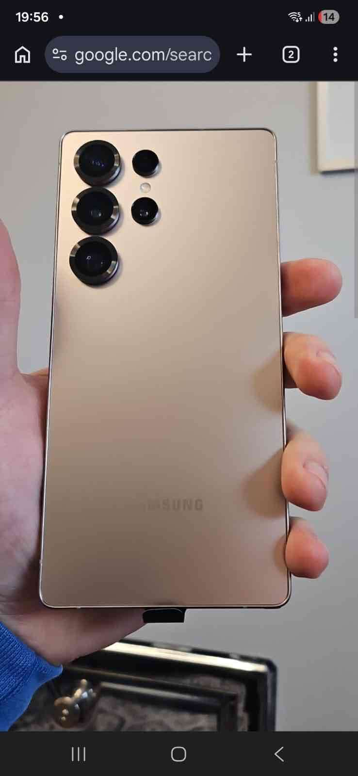 Smartphone Samsung oro - miniatura 1