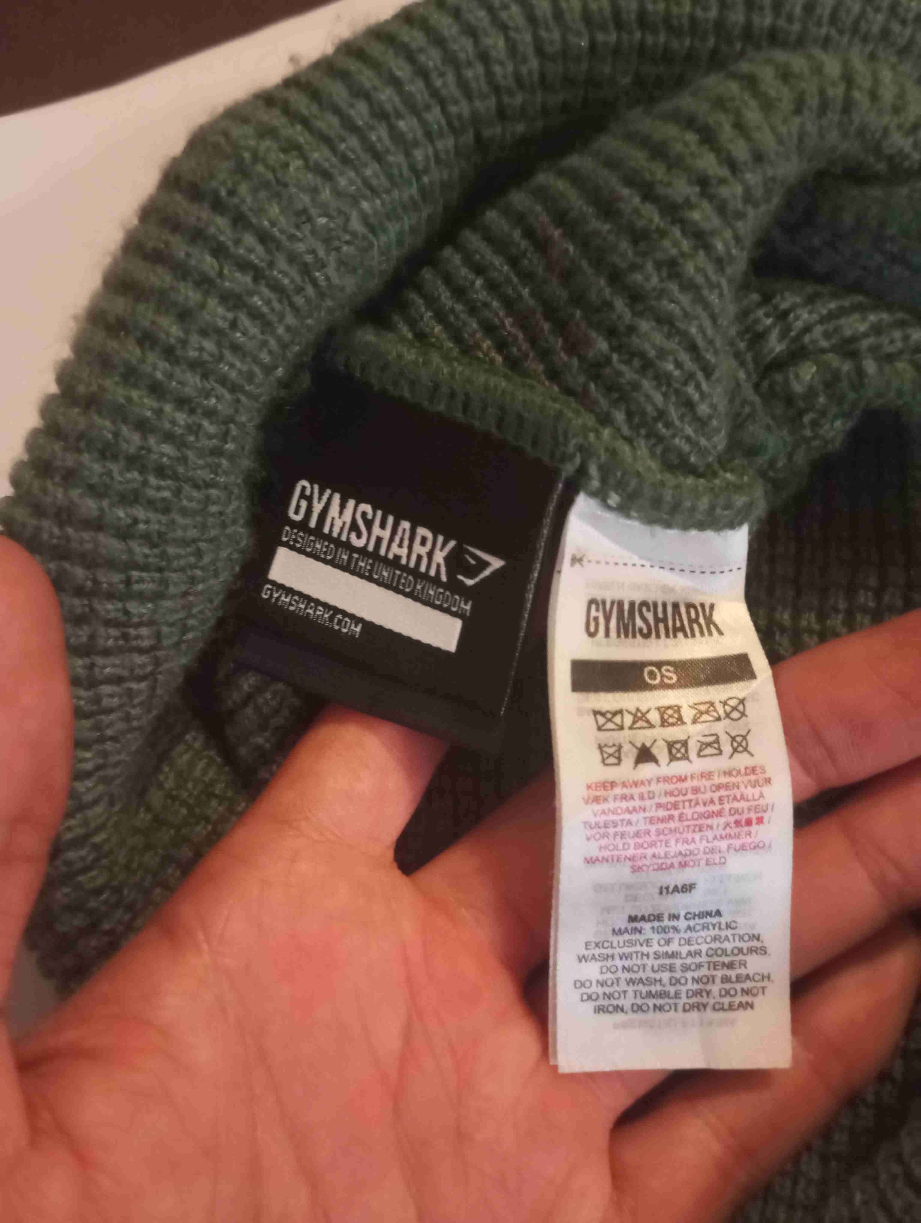 Gorro Beanie Gymshark Original - Verde Musgo (Tall - miniatura 2