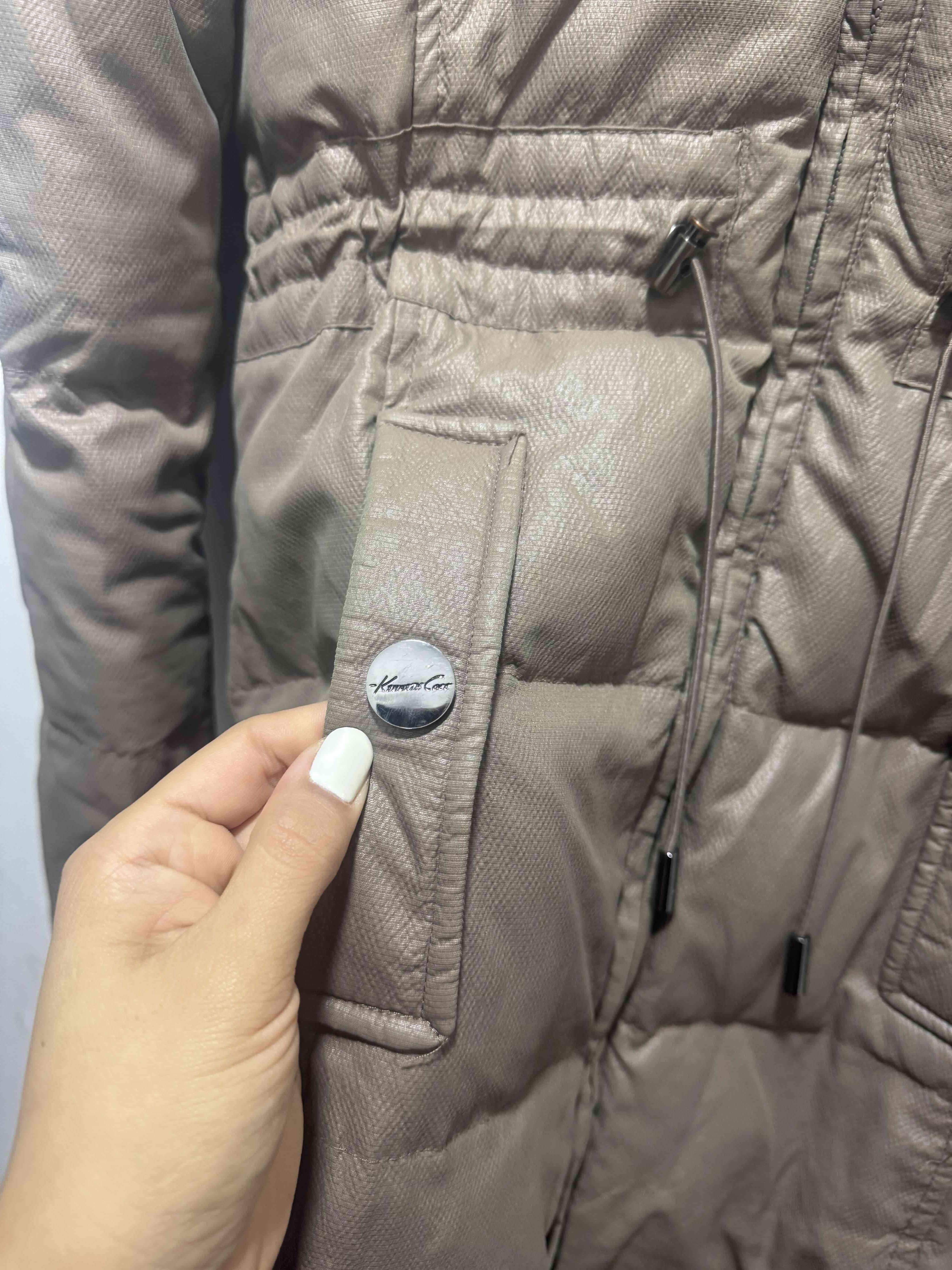 Parka acolchada café - miniatura 3