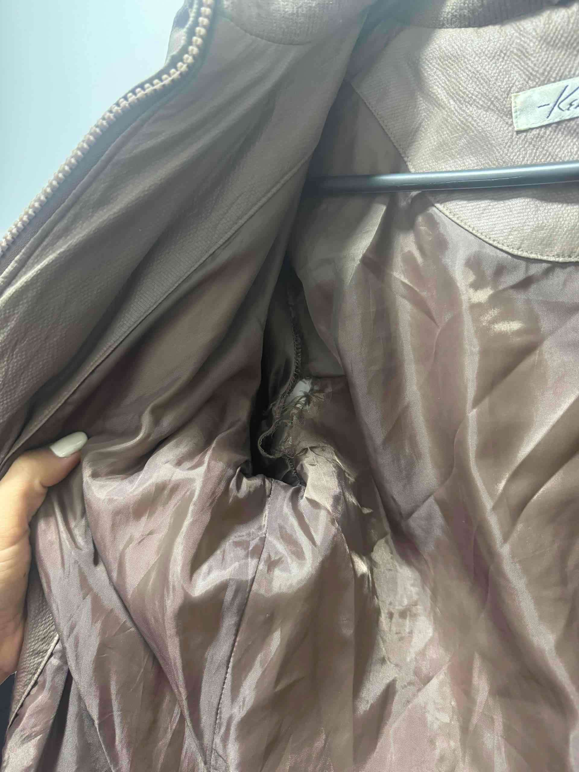 Parka acolchada café - miniatura 4