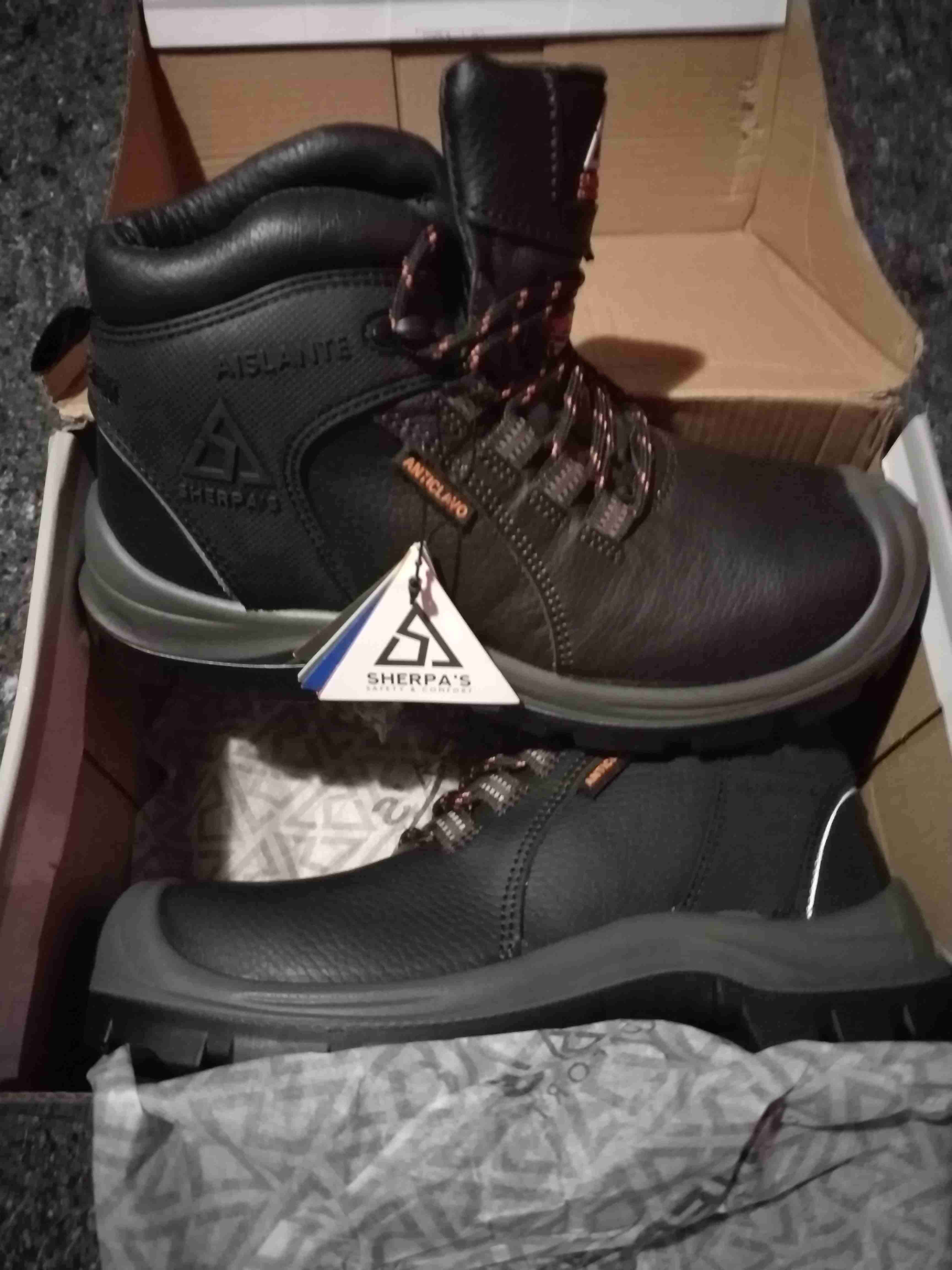 Zapatos de seguridad negros con caña, nuevos - miniatura 2