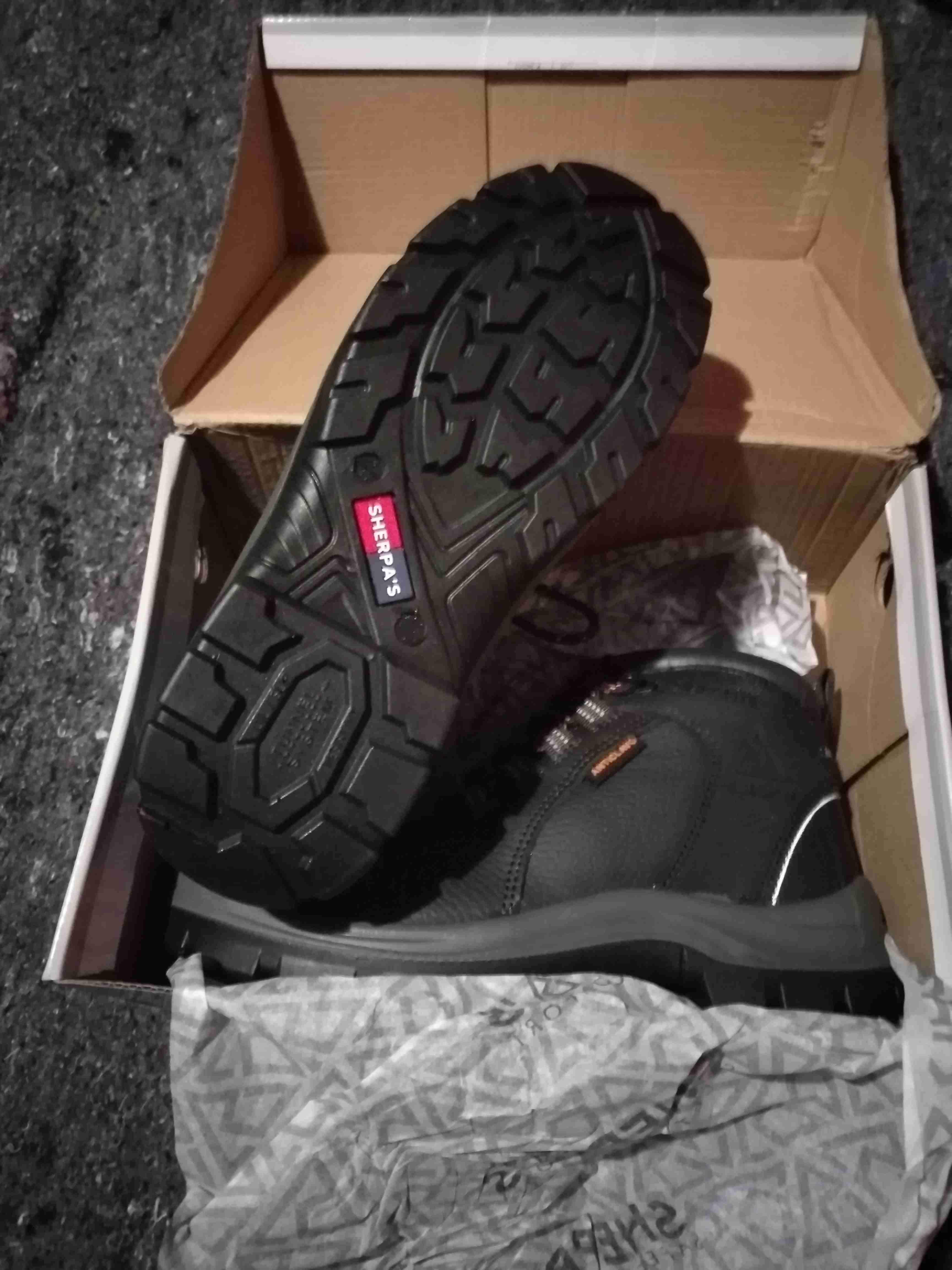 Zapatos de seguridad negros con caña, nuevos - miniatura 3