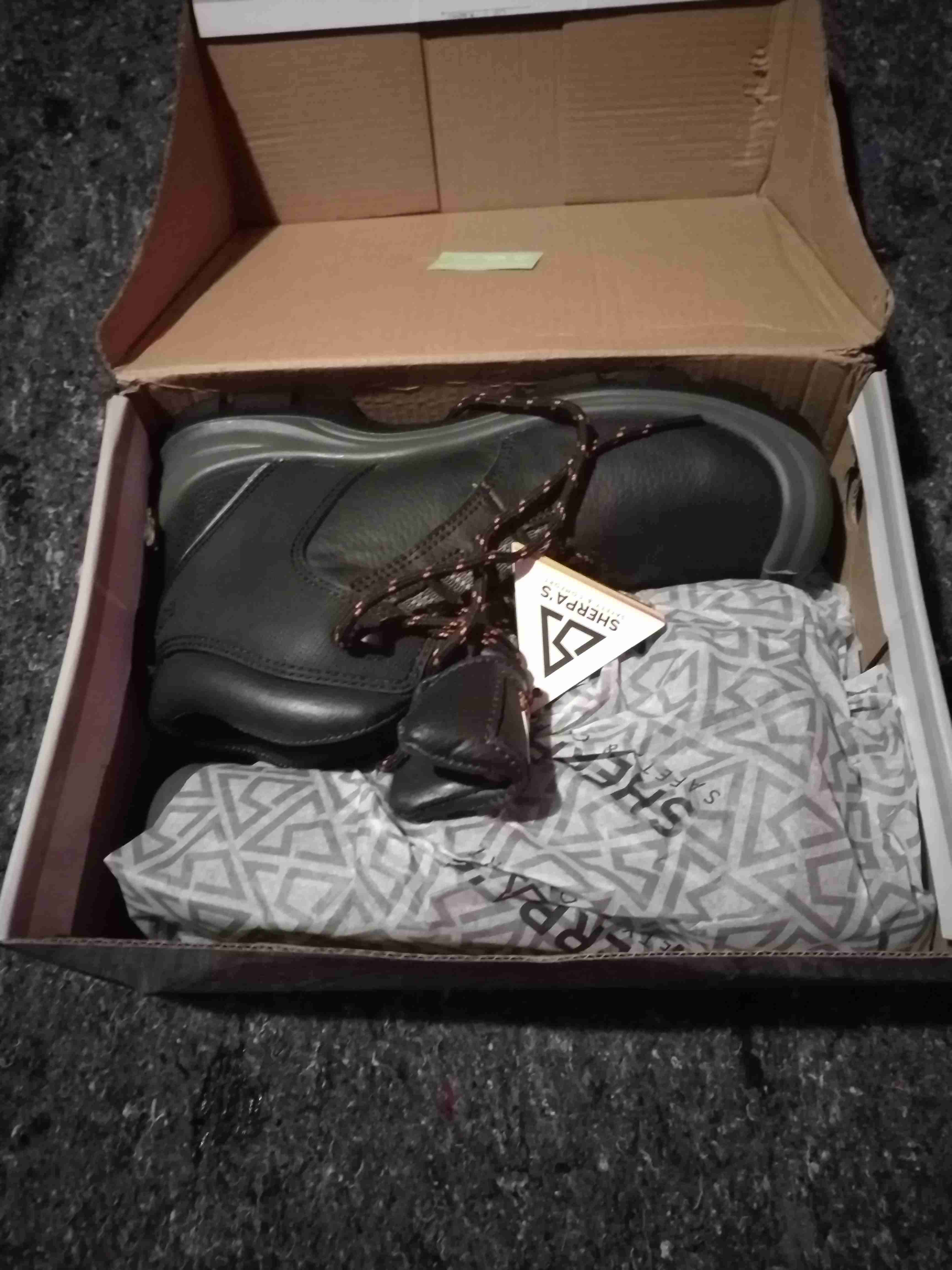 Zapatos de seguridad negros con caña, nuevos - miniatura 5