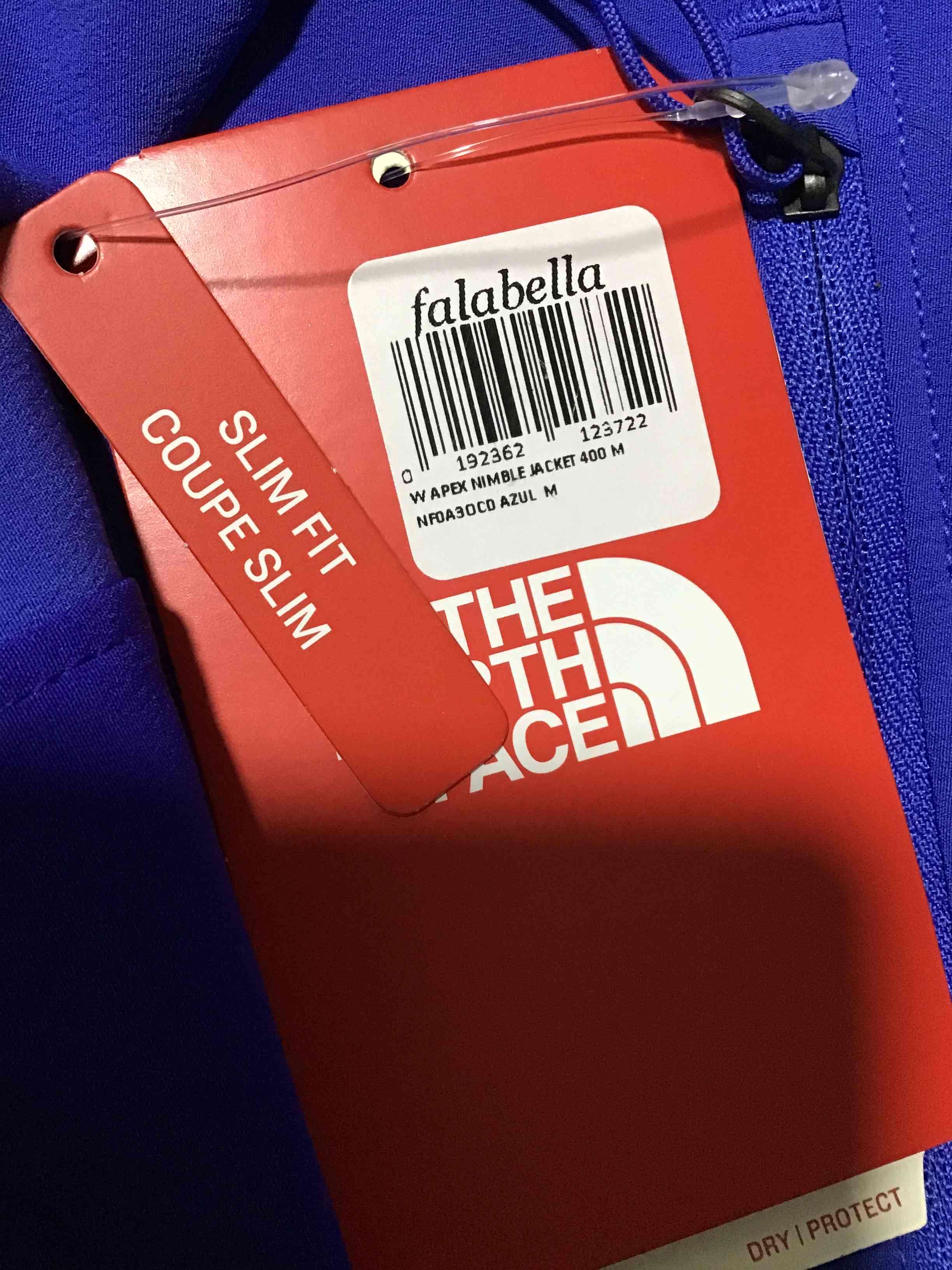 Chaqueta liviana azul The North Face - miniatura 4