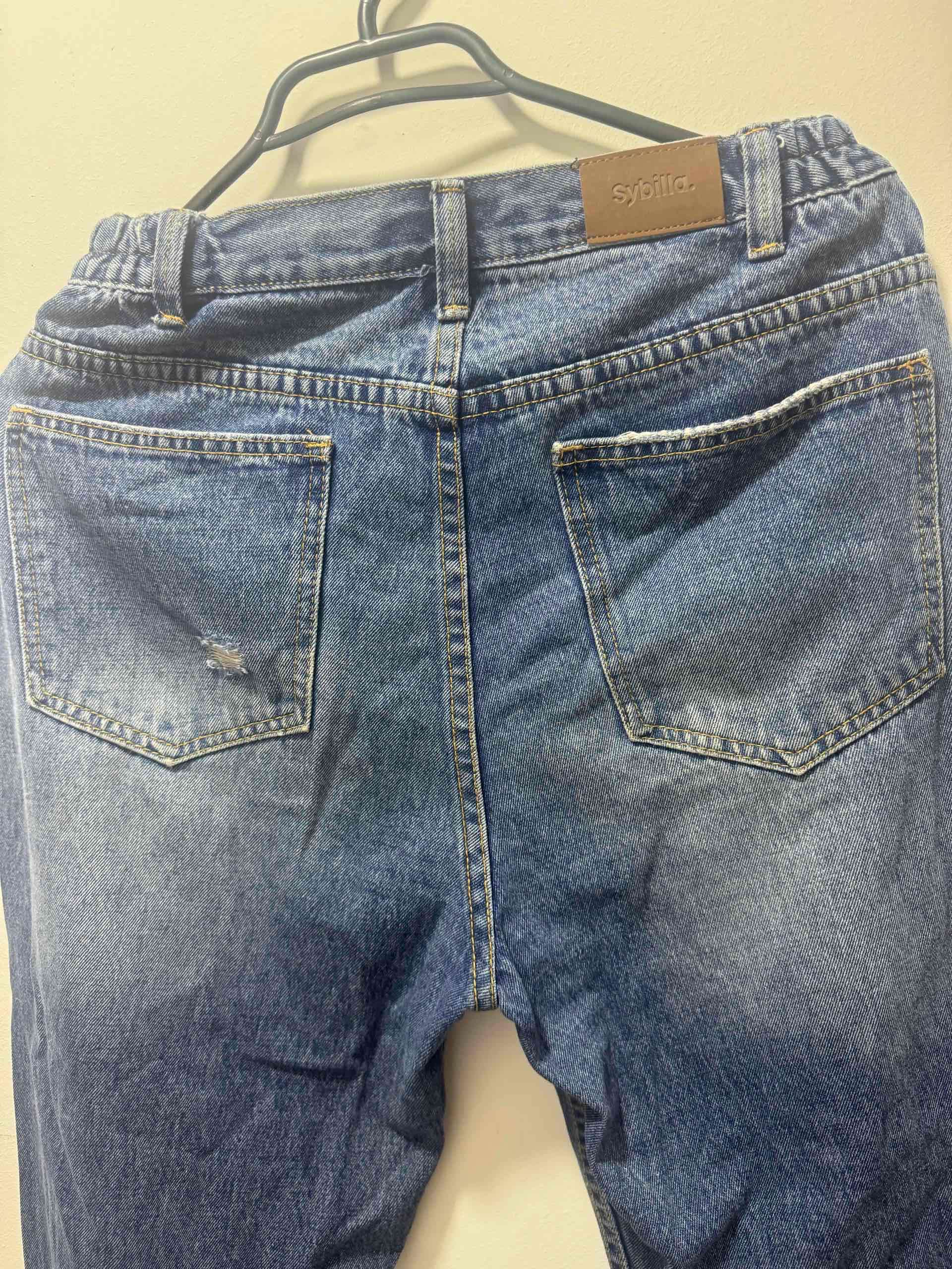 Jeans azul  para mujer sybilla - miniatura 2