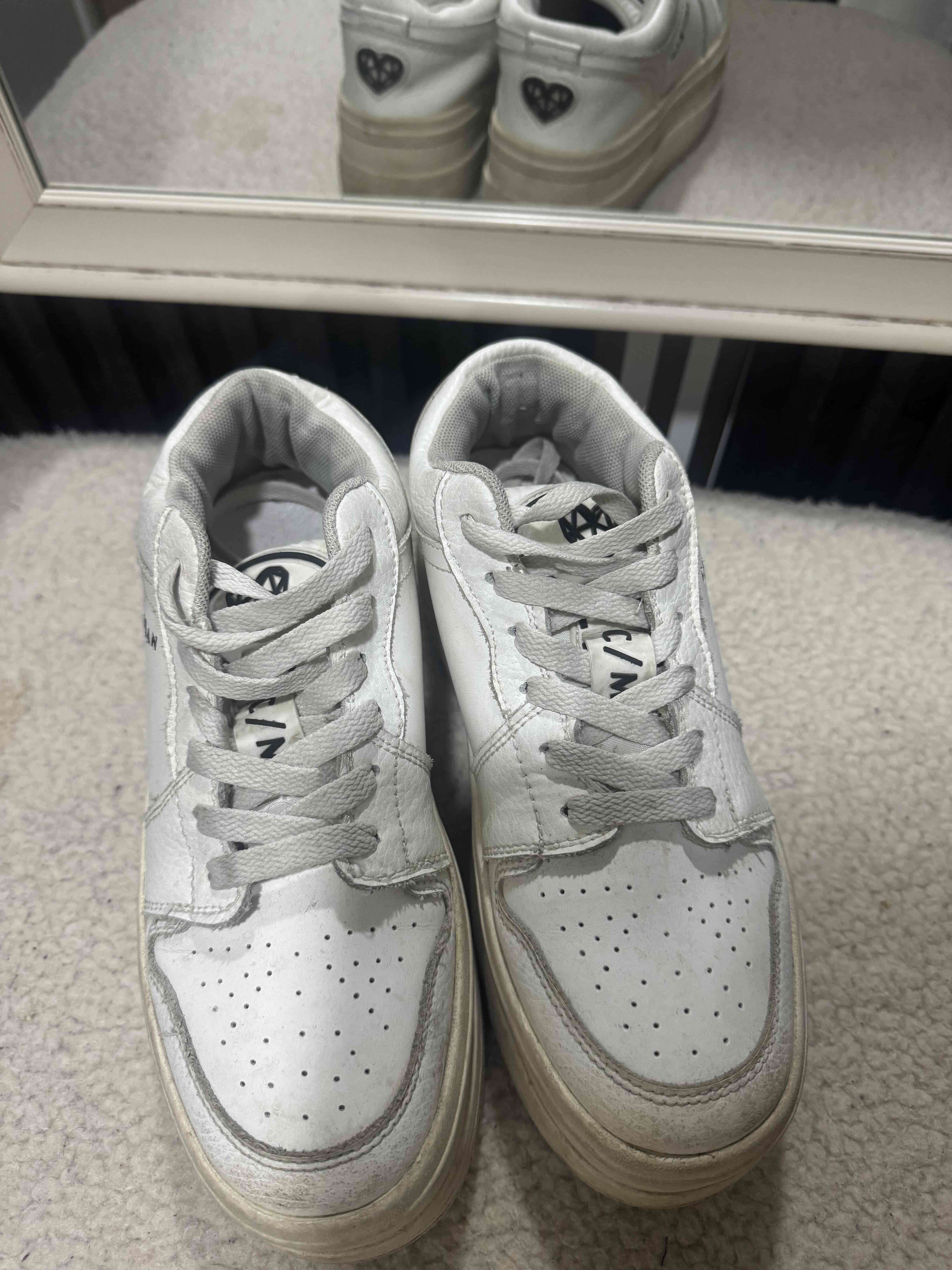 Zapatillas blancas plataforma C/Moran - miniatura 2