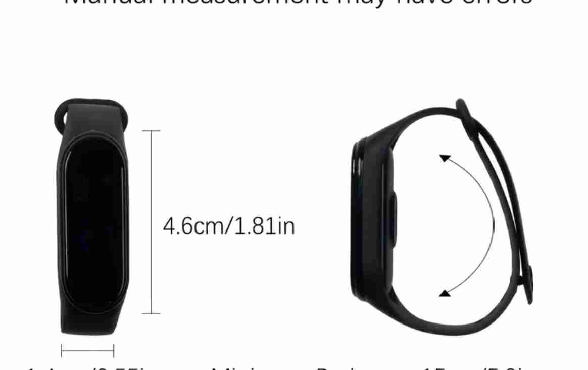 Reloj inteligente blanco y negro - miniatura 3