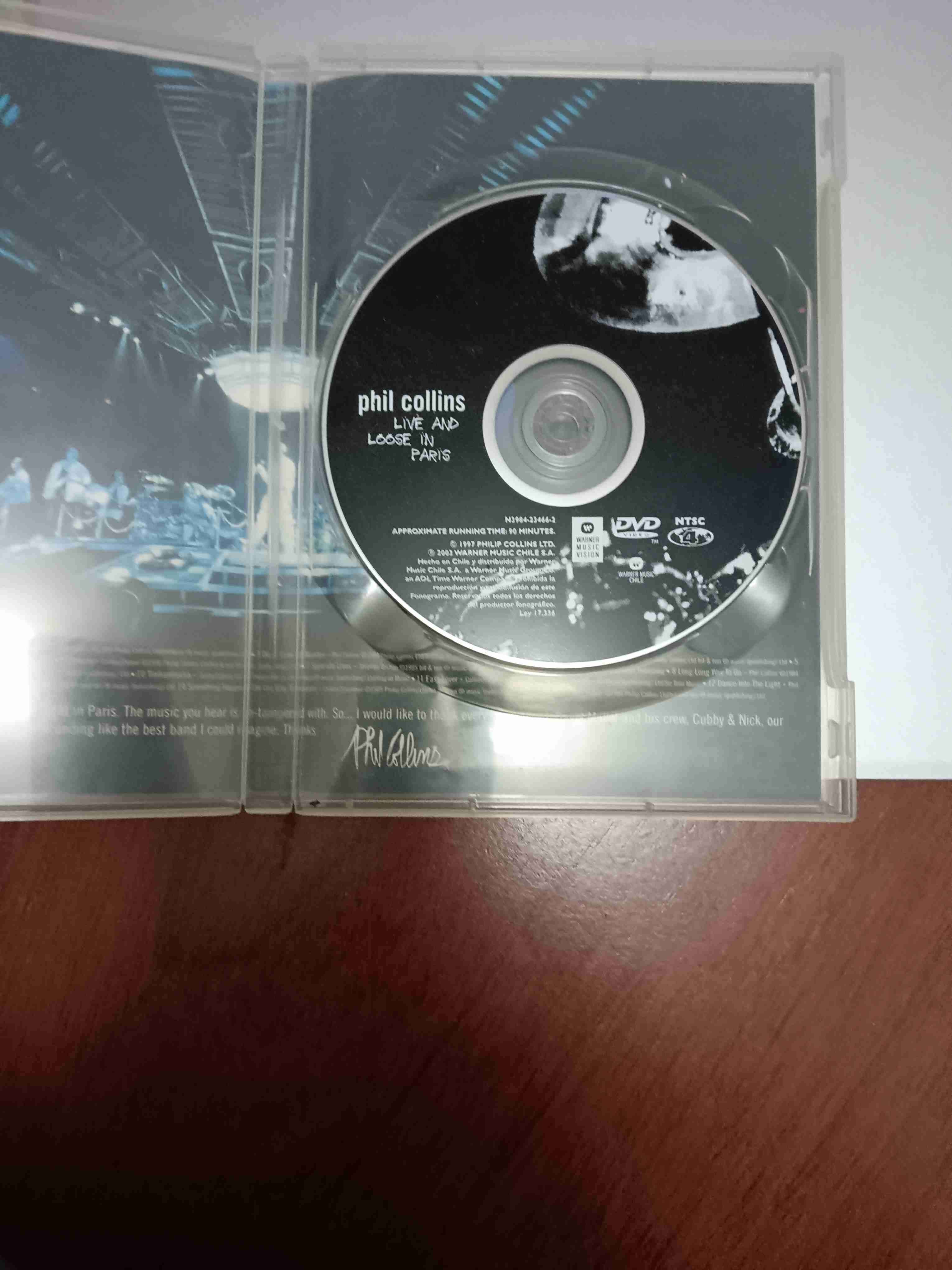 DVD Phil Collins Live en París - miniatura 2