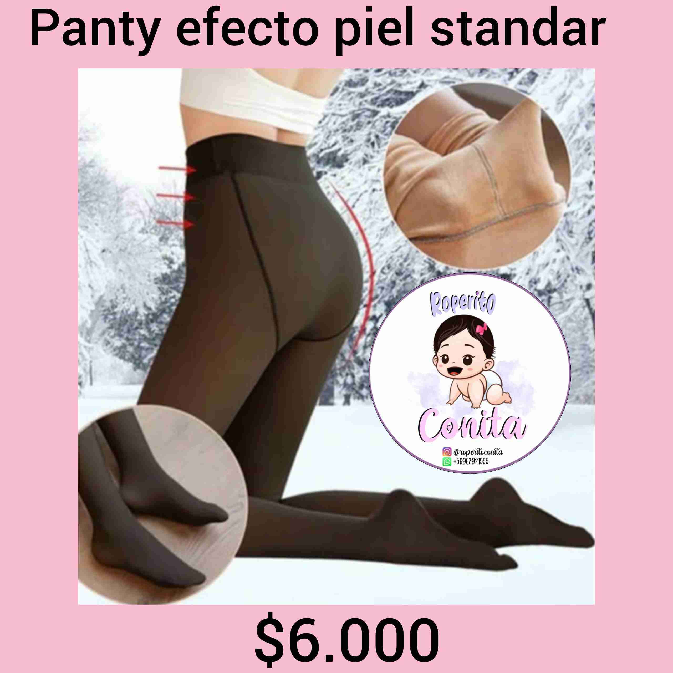 Panty efecto piel estándar