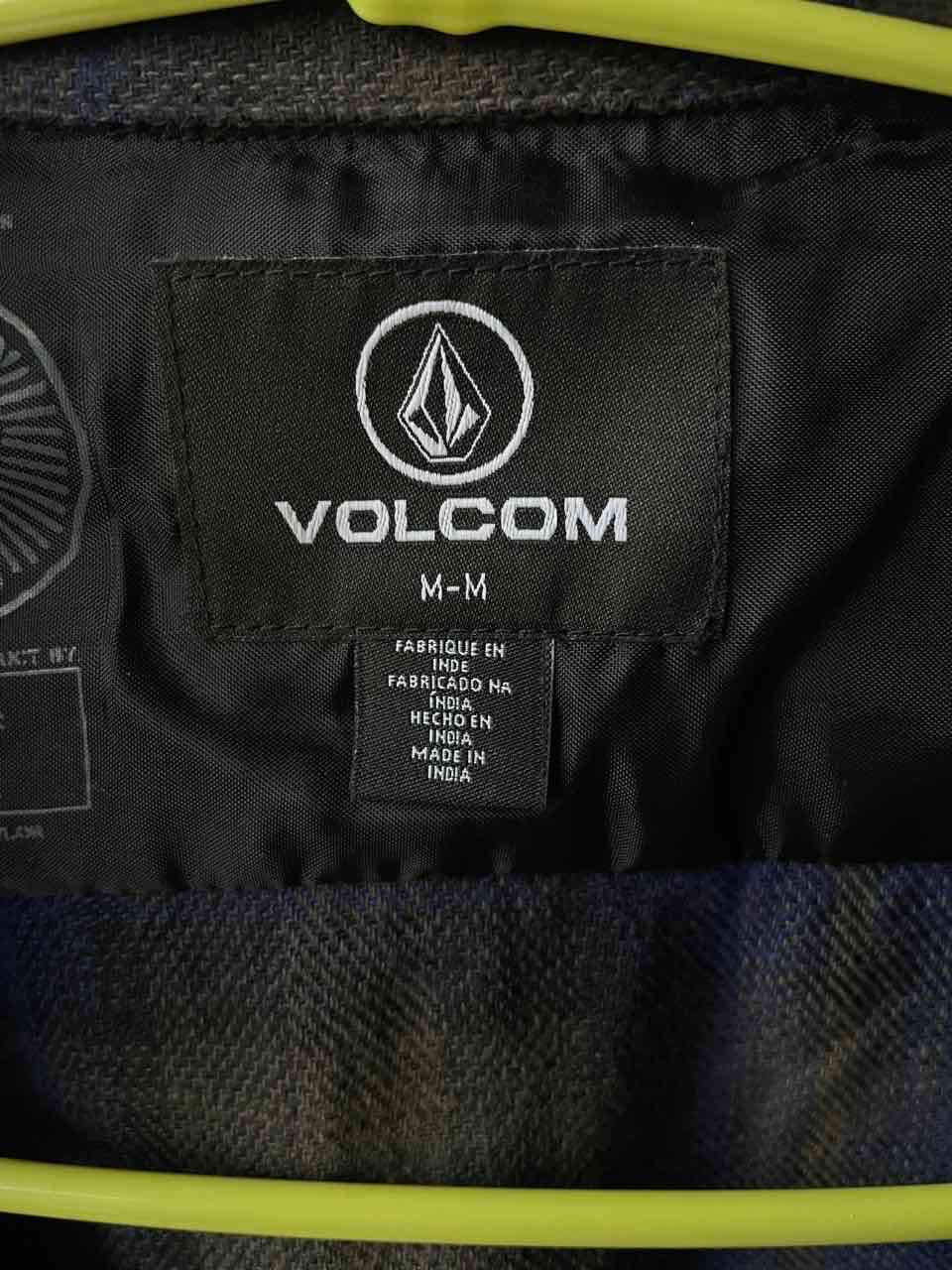 Camisa a cuadros Volcom azul - miniatura 2