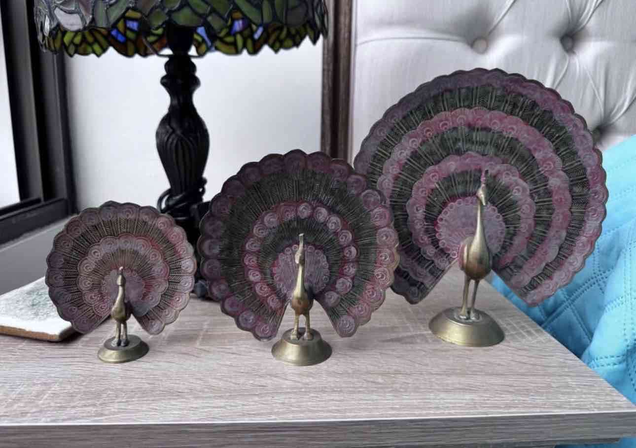 Set de pavos reales decorativos - miniatura 2