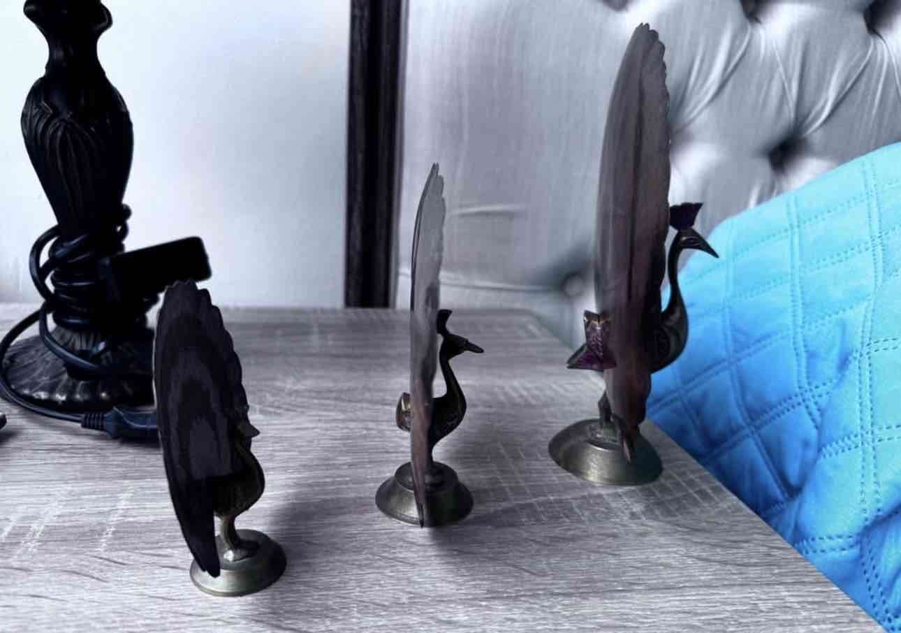 Set de pavos reales decorativos - miniatura 3