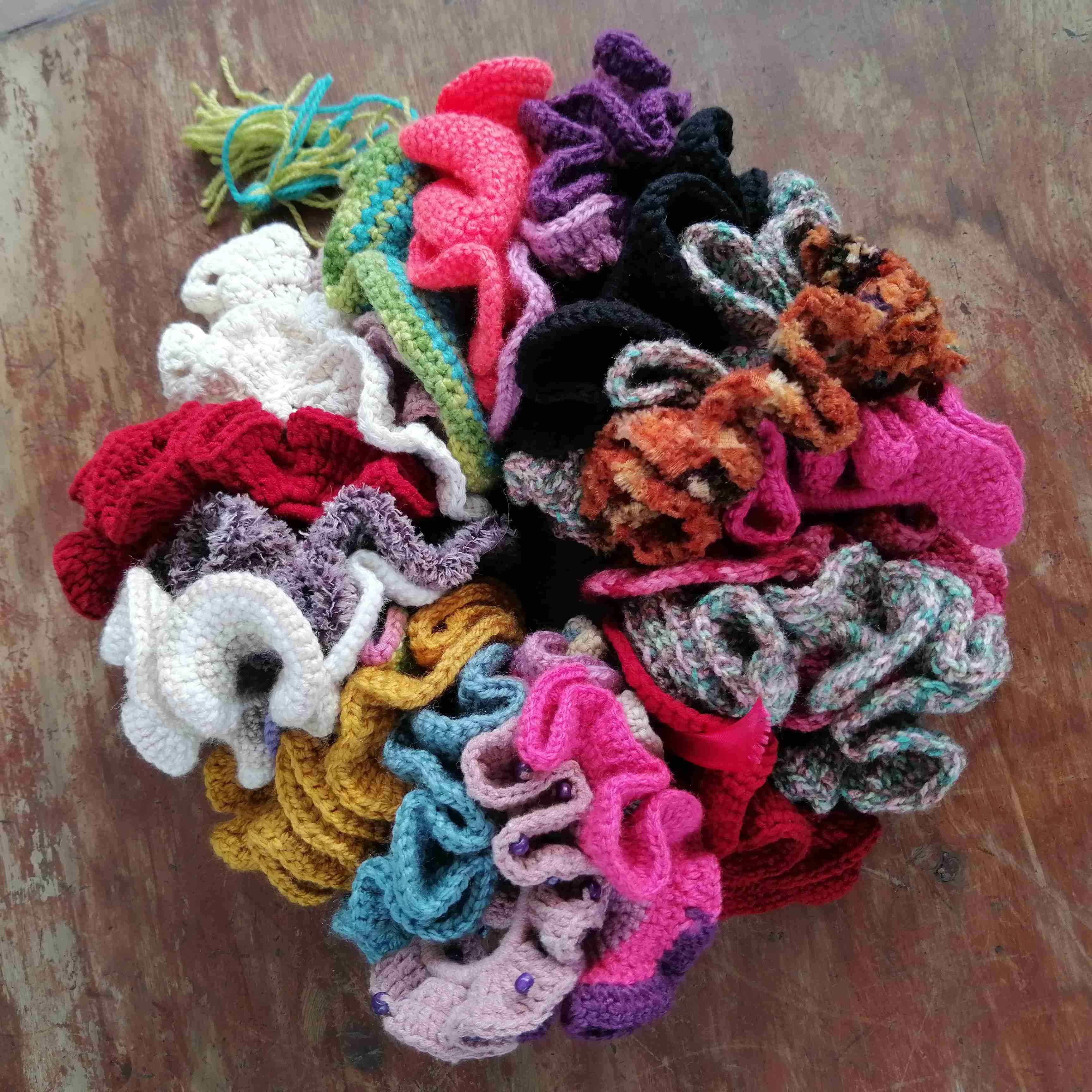 coleteros tejidos coloridos - miniatura 1