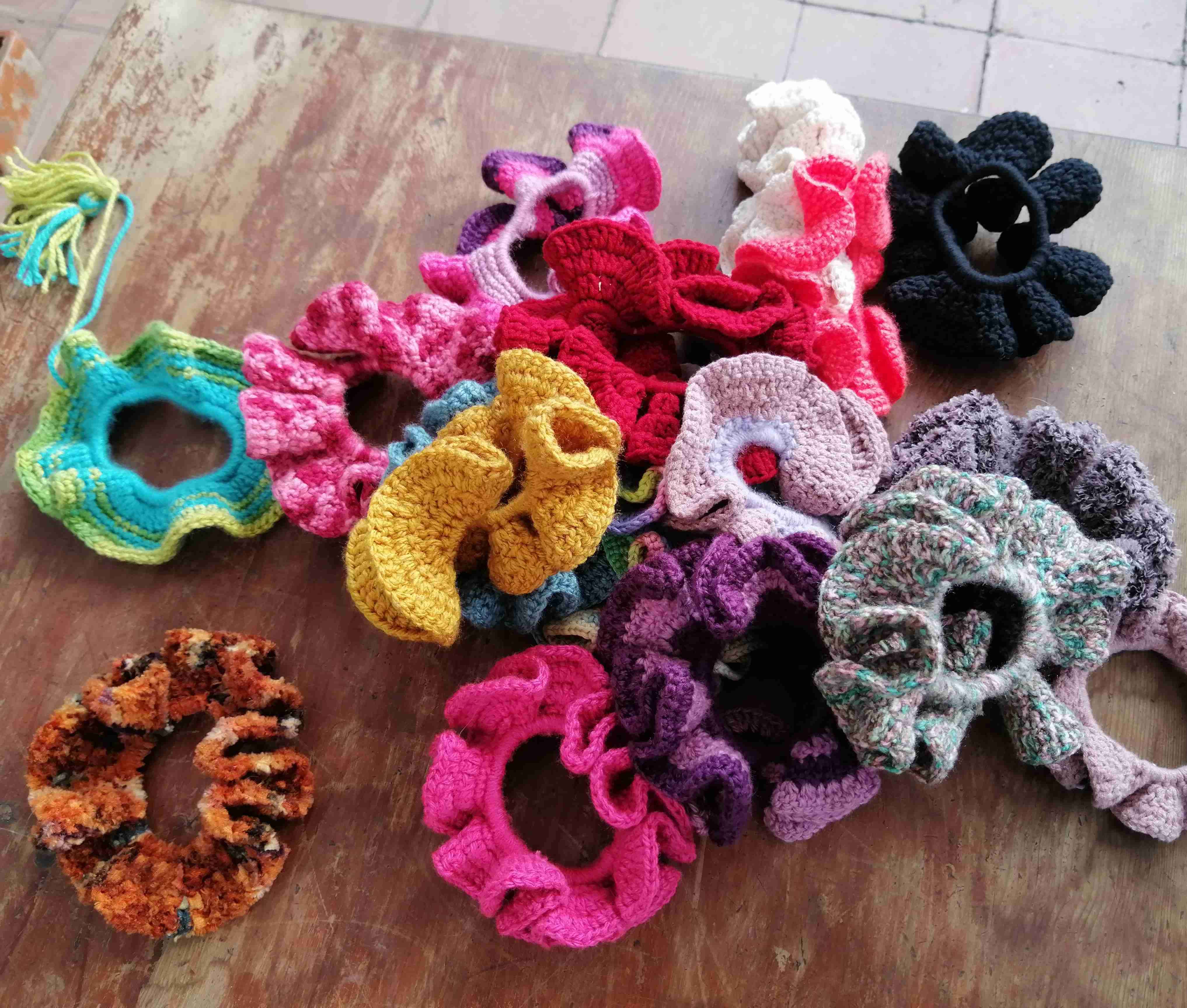 coleteros tejidos coloridos - miniatura 2