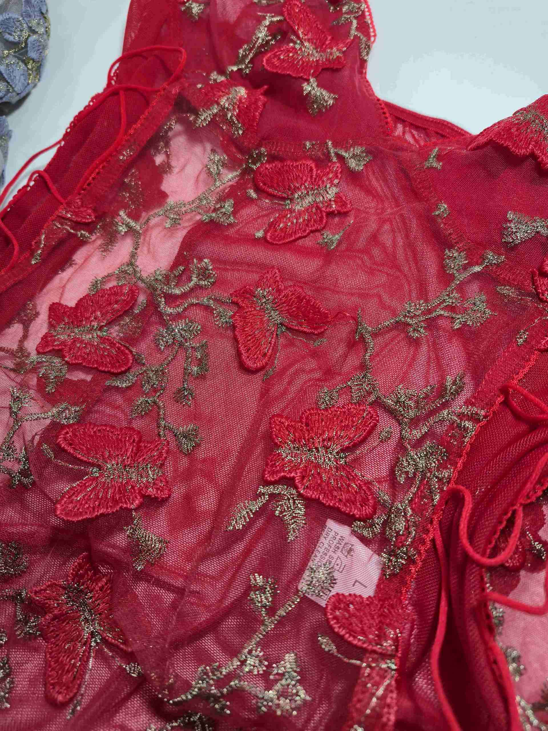 Set 2 Bodies de encaje bordado talla L - miniatura 6