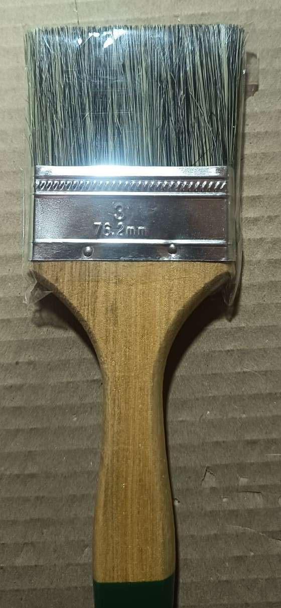 Brocha de 3" con Cerdas Naturales Mango de Madera - miniatura 2