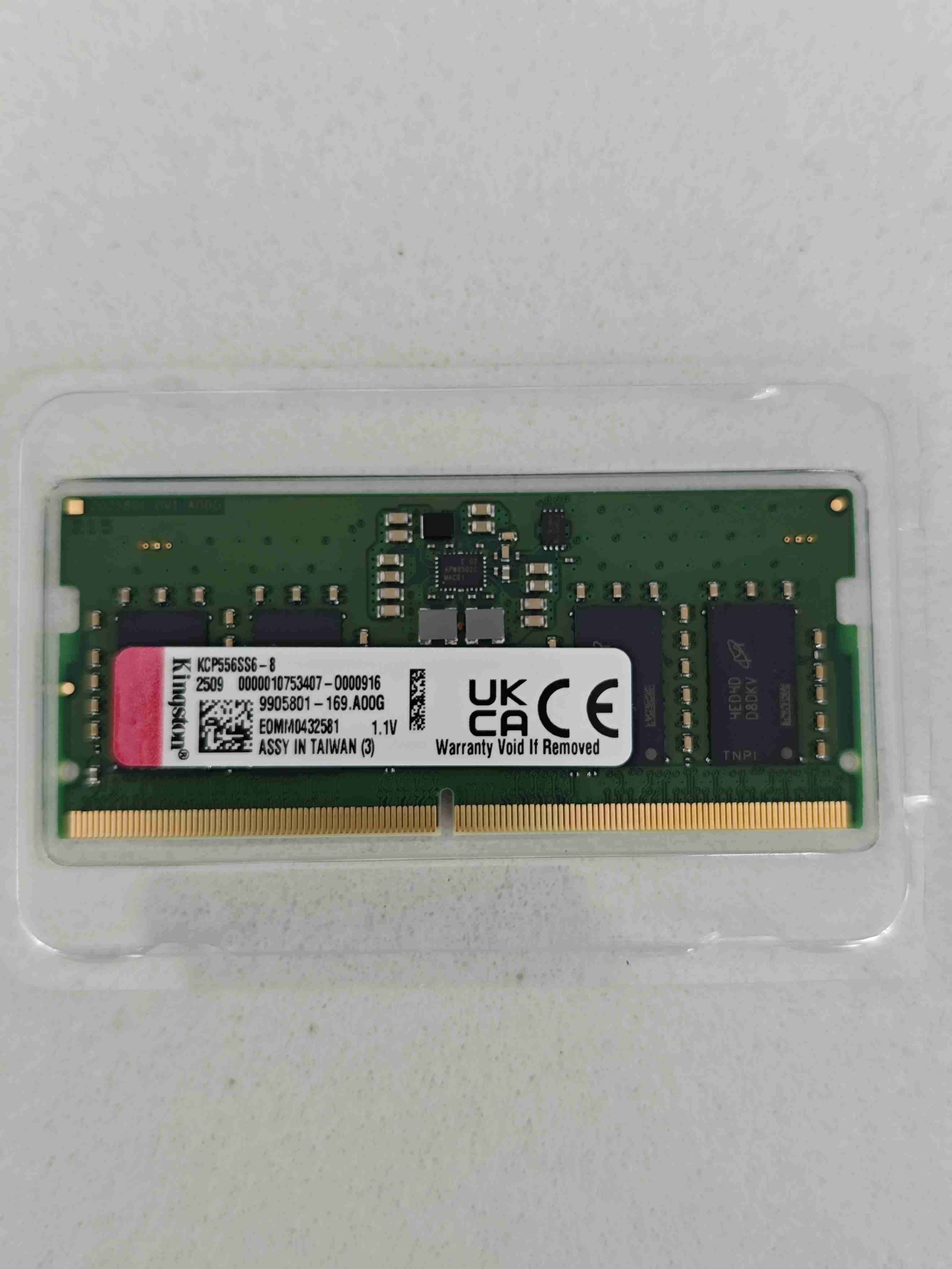 Memoria RAM Kingston 8GB DDR5 - miniatura 1