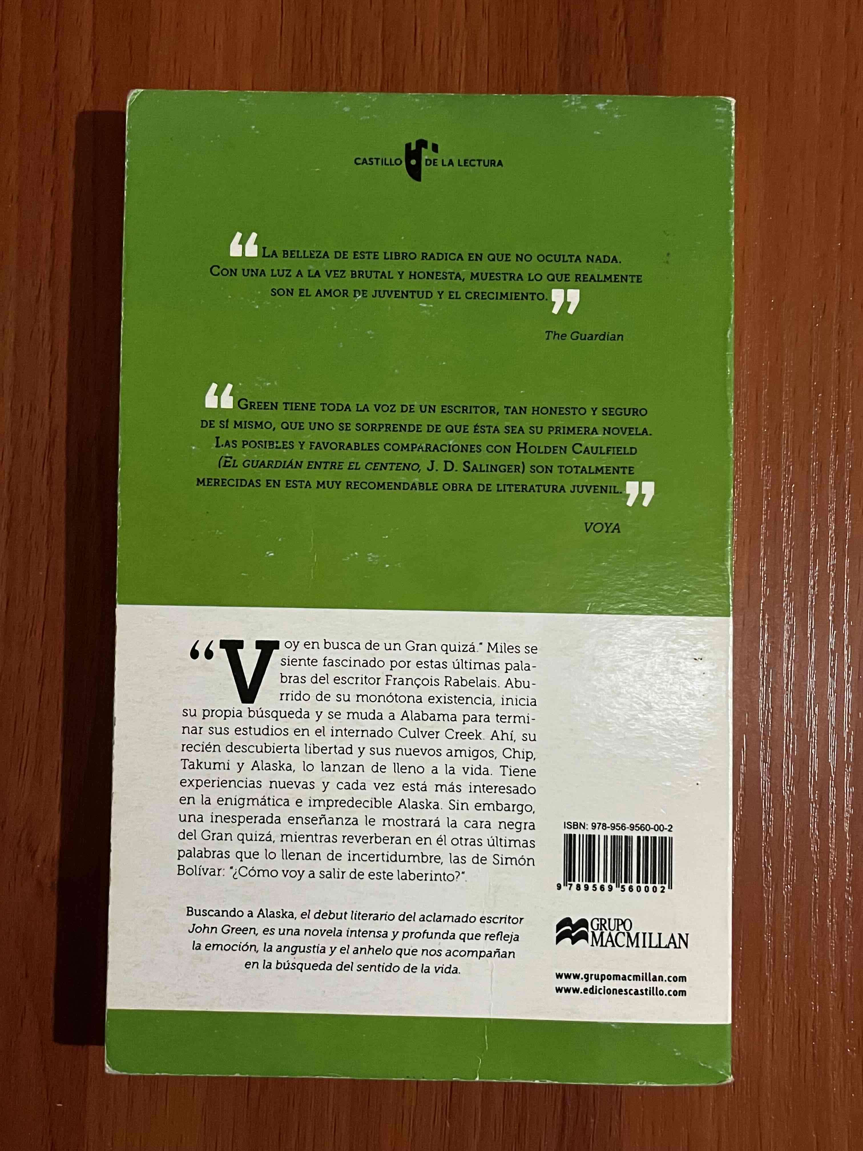 Libro ‘Buscando a Alaska’ de John Green - miniatura 2