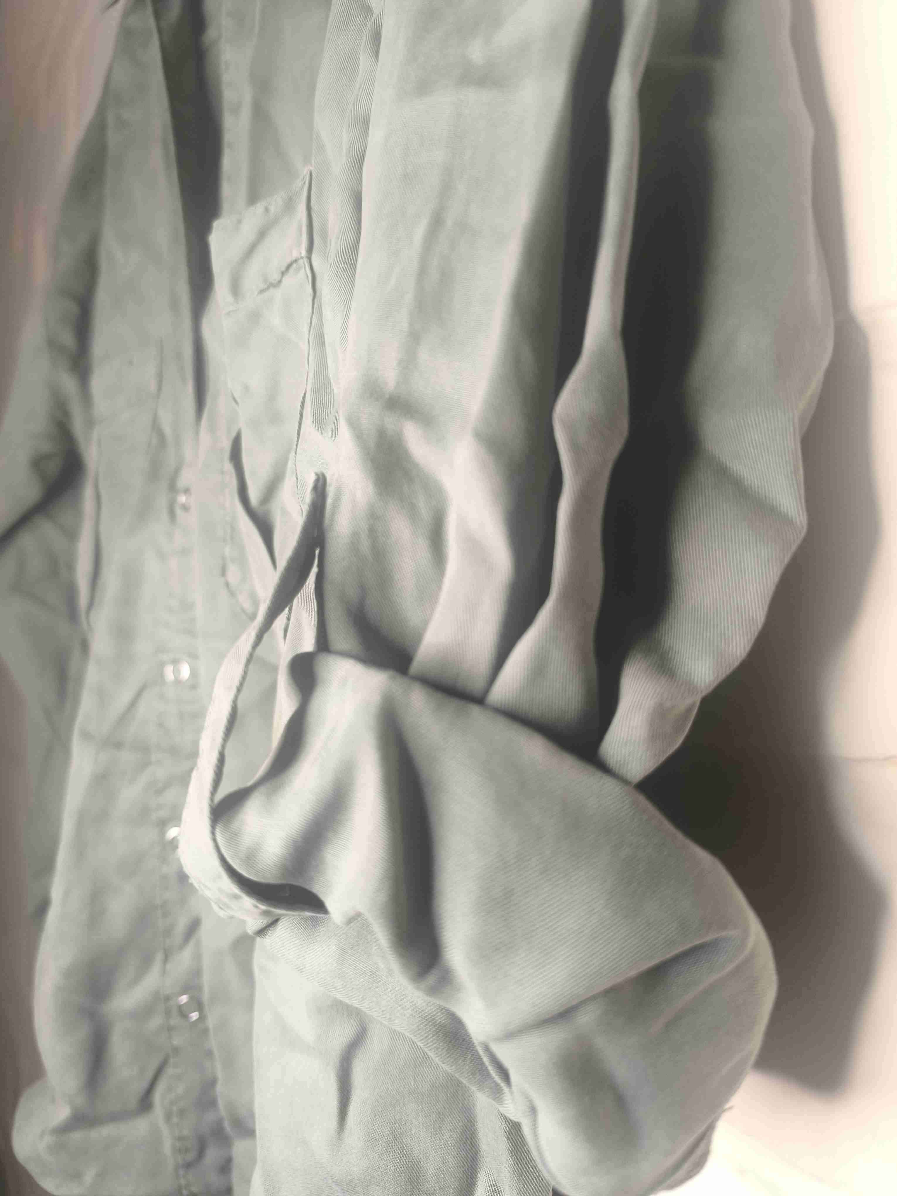 Camisa verde de algodón - miniatura 3