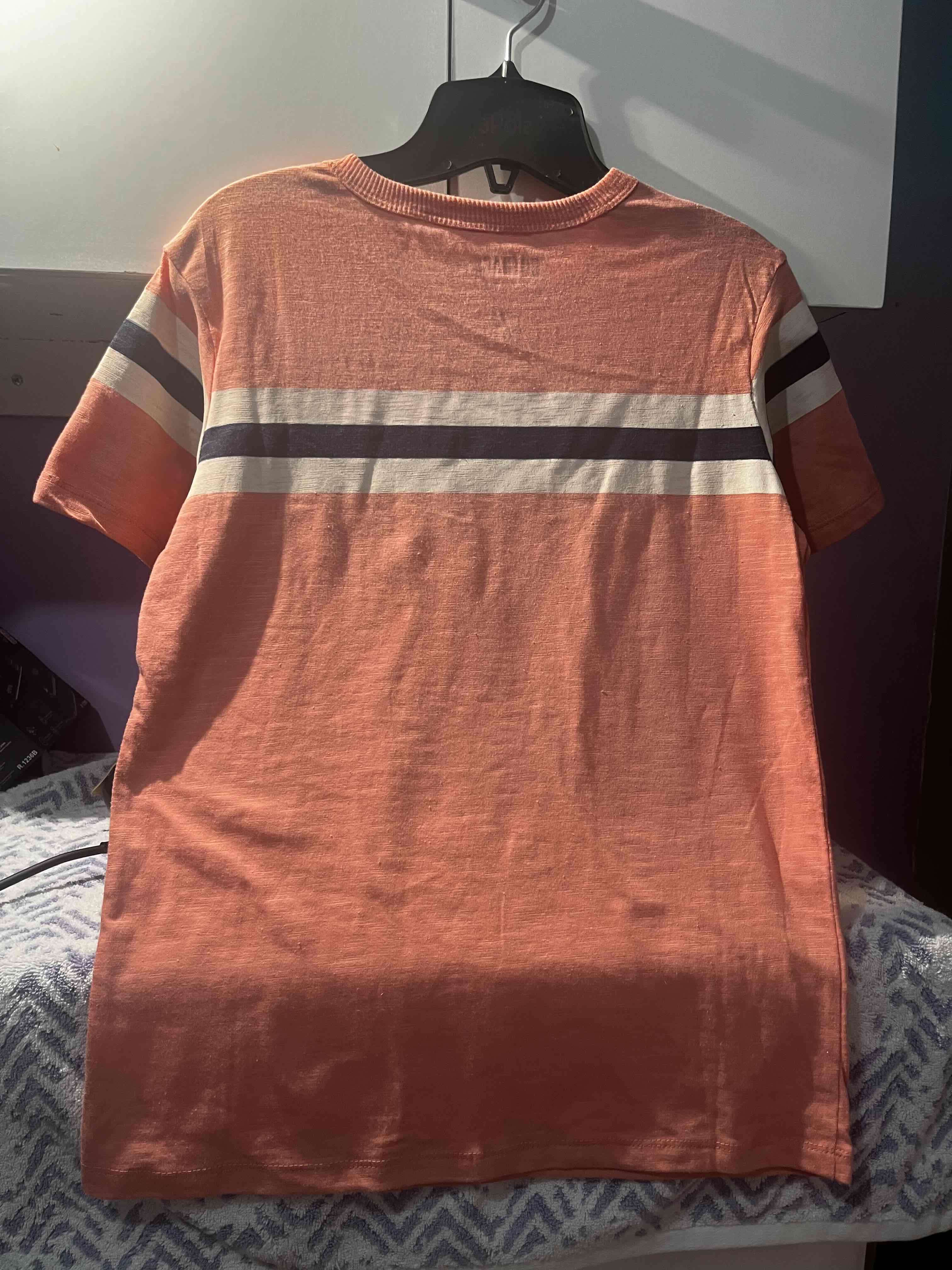 Polera naranja (más cerca de Damasco) con bolsillo - miniatura 3