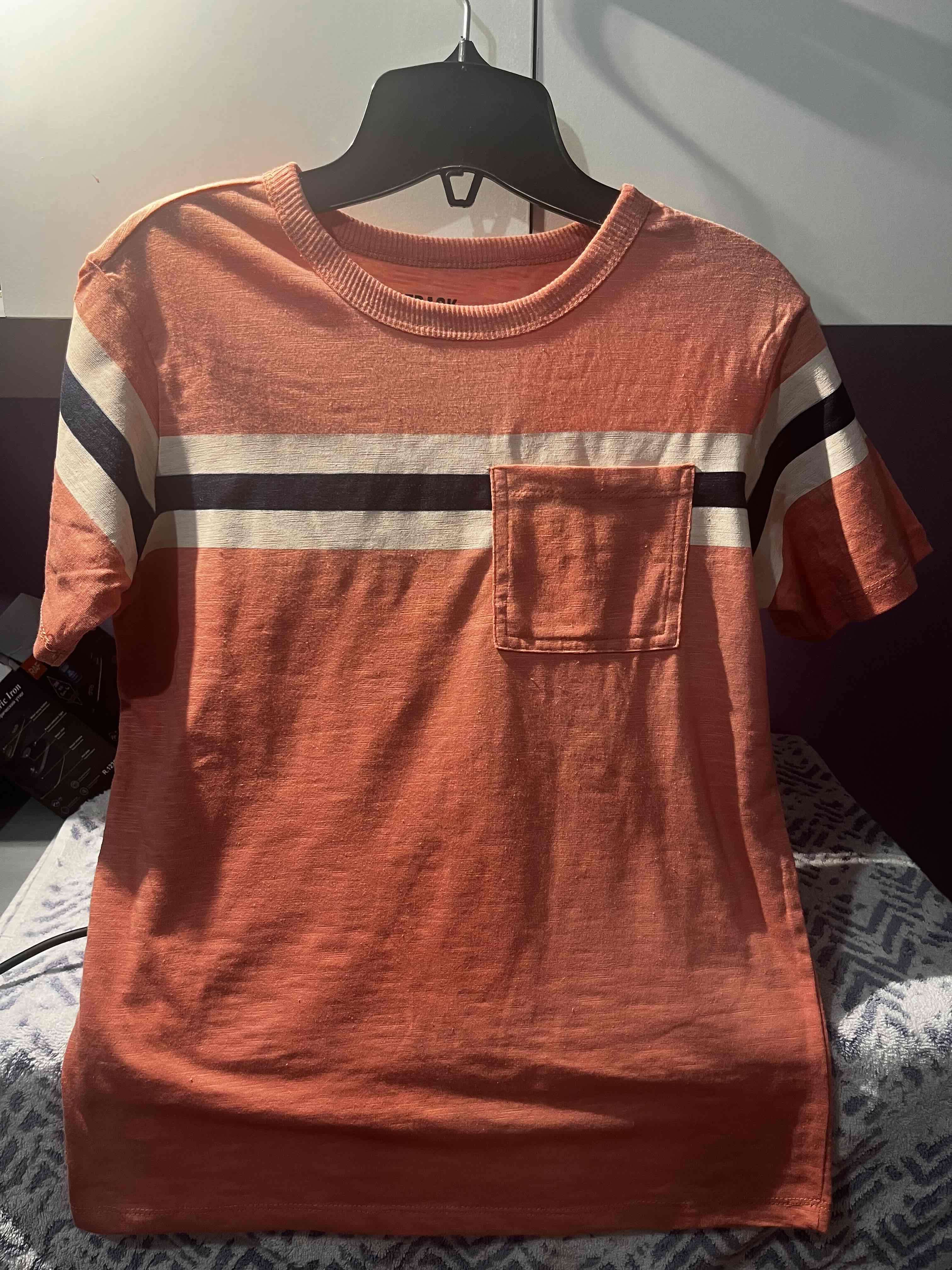 Polera naranja (más cerca de Damasco) con bolsillo - miniatura 4