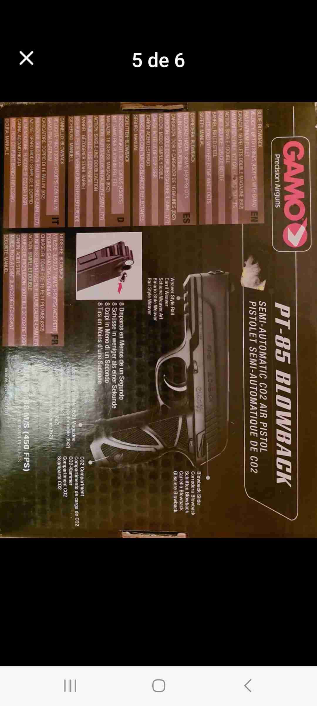 Pistola de aire Gamo PT-85 - miniatura 3