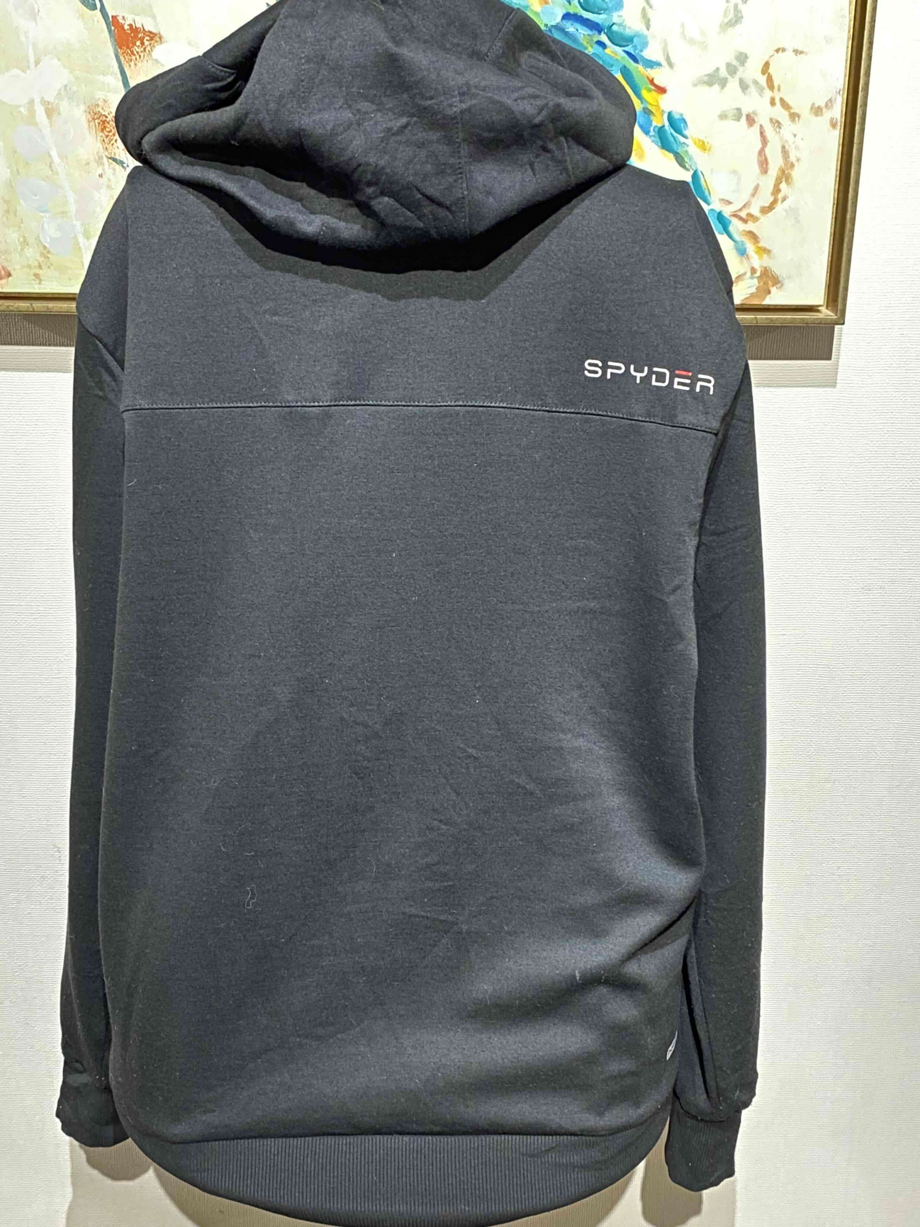Polerón negro con capucha Spyder - miniatura 2