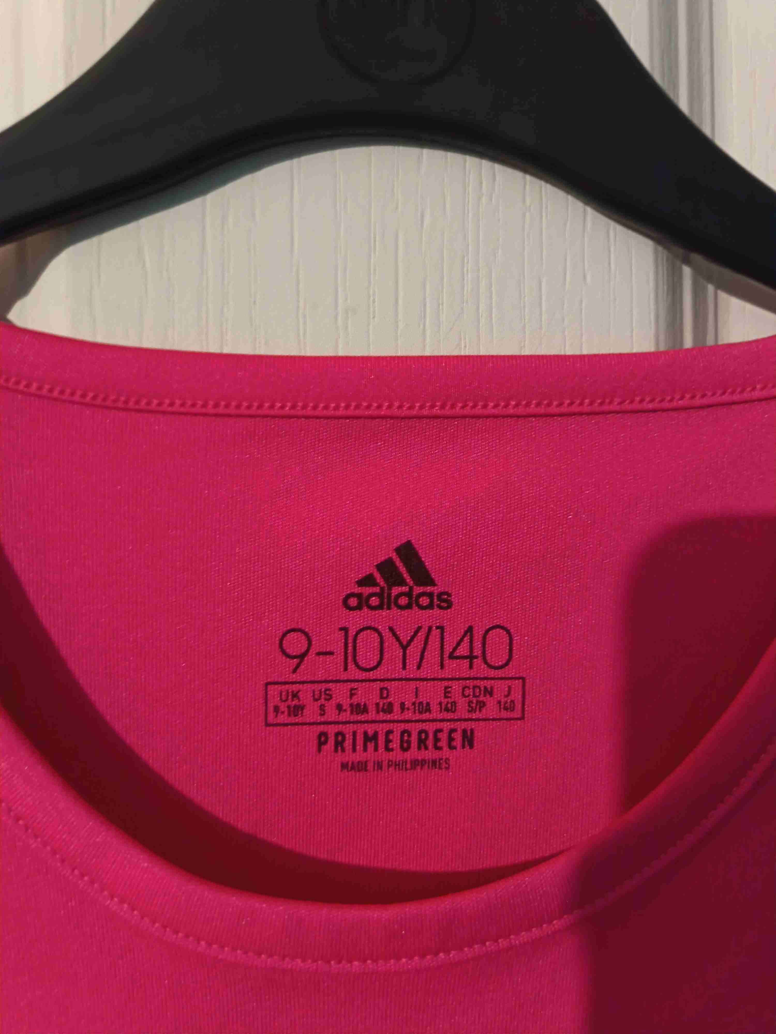 Polera deportiva rosa Adidas - miniatura 2