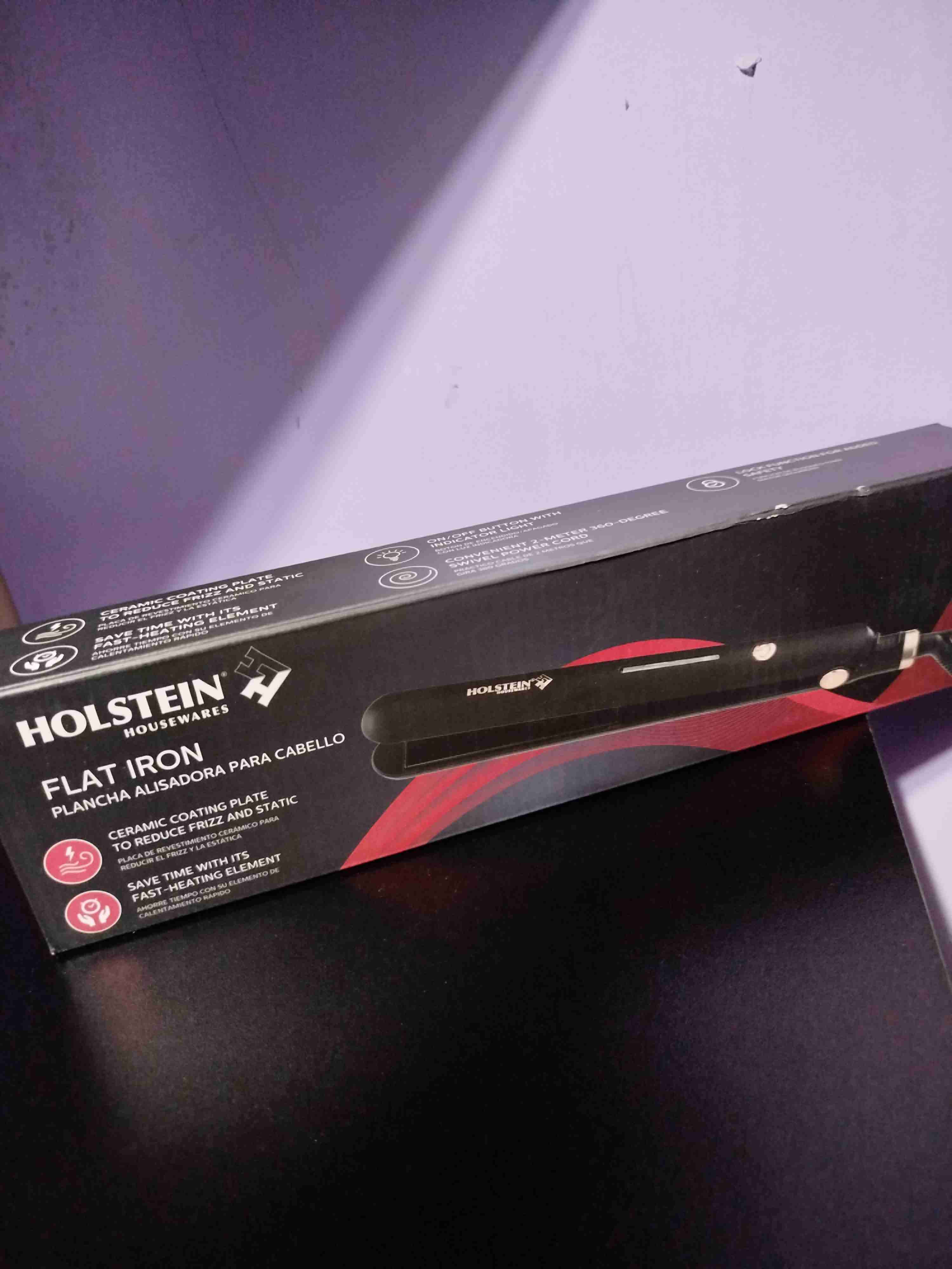 Plancha de cabello Holstein negra - miniatura 2