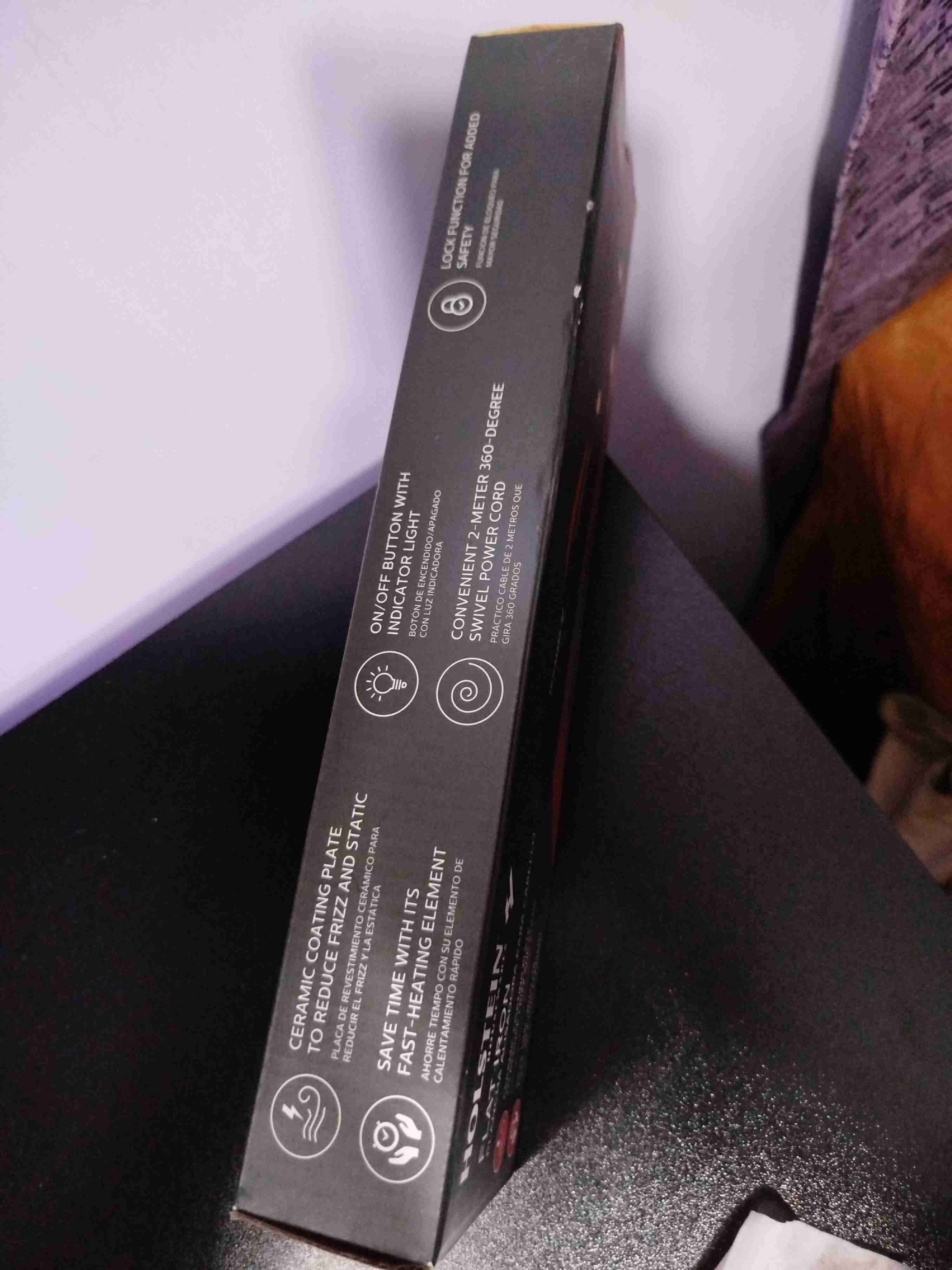 Plancha de cabello Holstein negra - miniatura 3