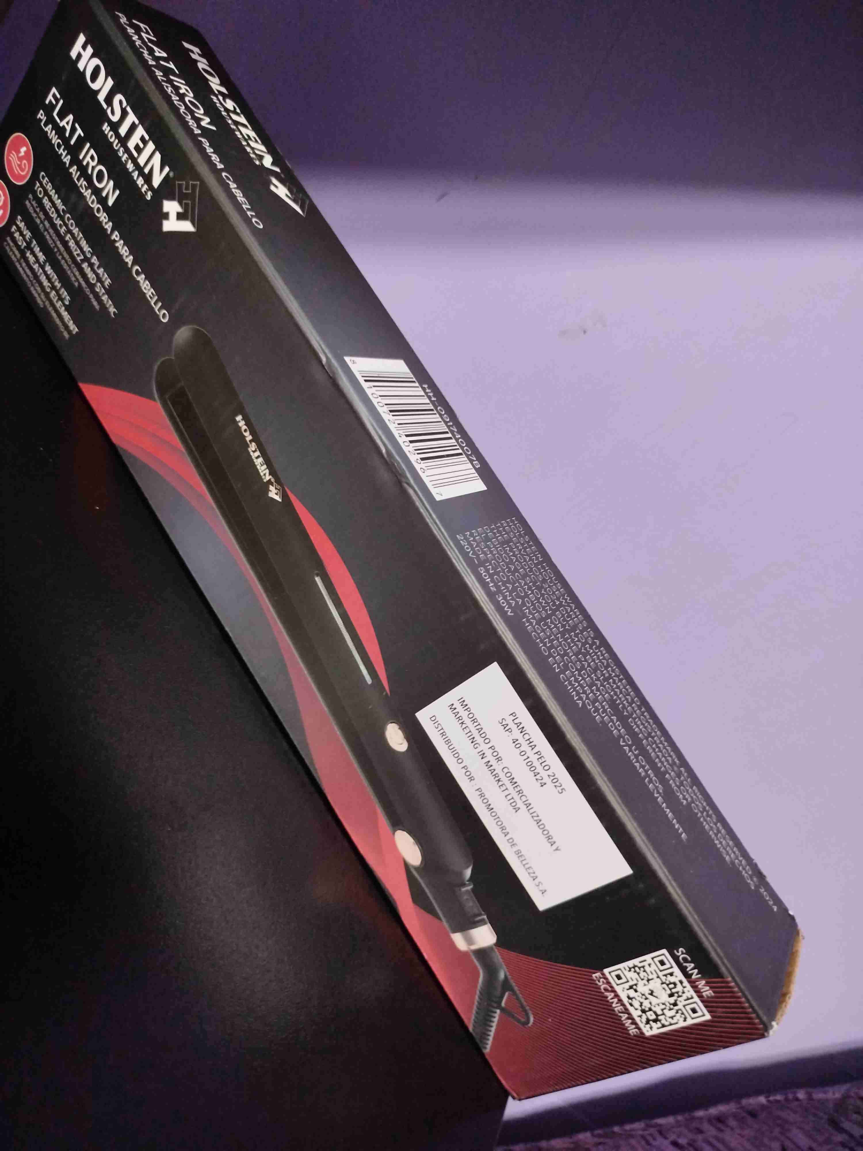 Plancha de cabello Holstein negra - miniatura 4