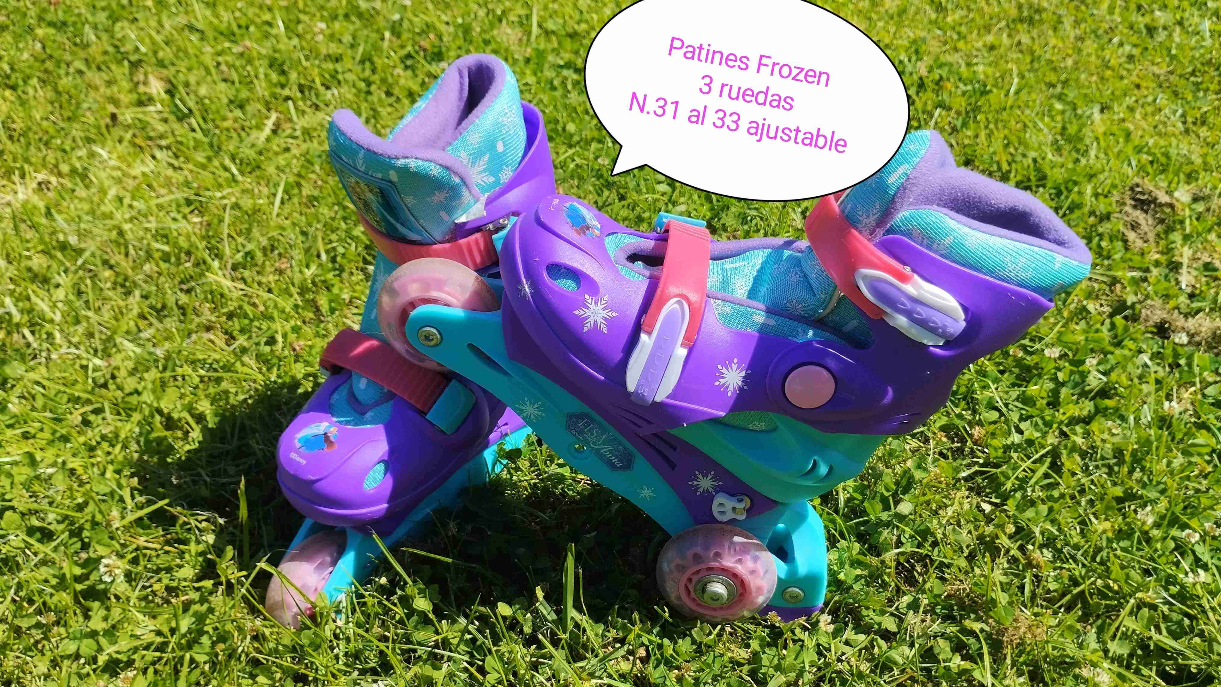Patines Frozen 3 ruedas ajustables