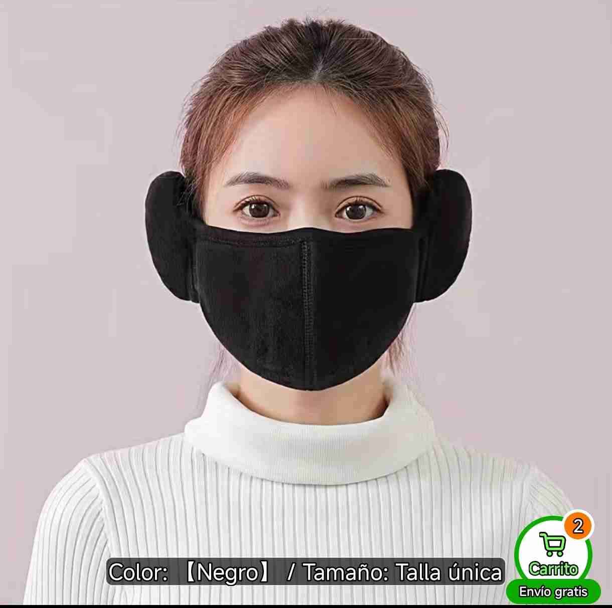 Mascarilla térmica gris unisex - miniatura 2