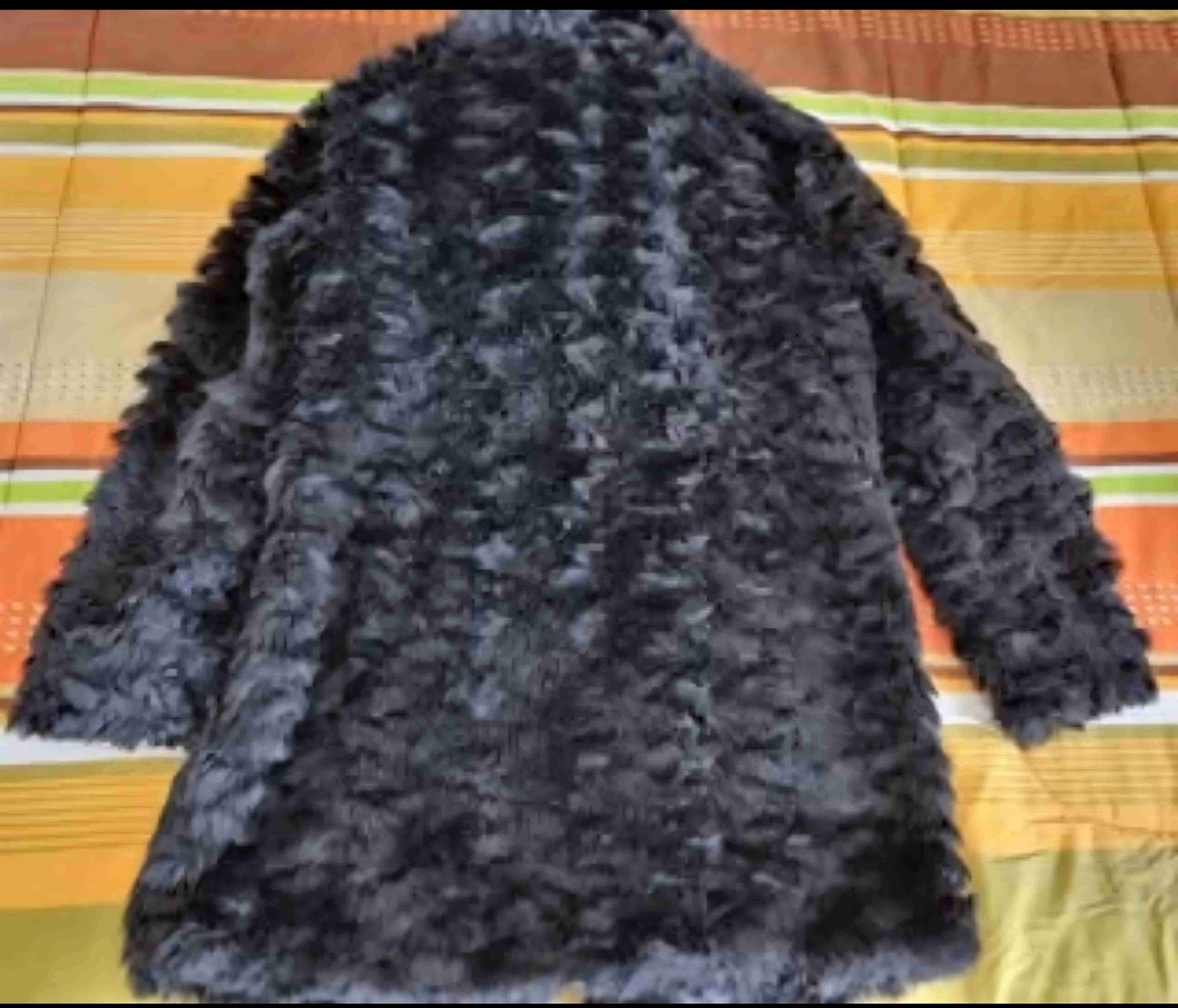 Abrigo de piel sintética negro Forever 21 - miniatura 2