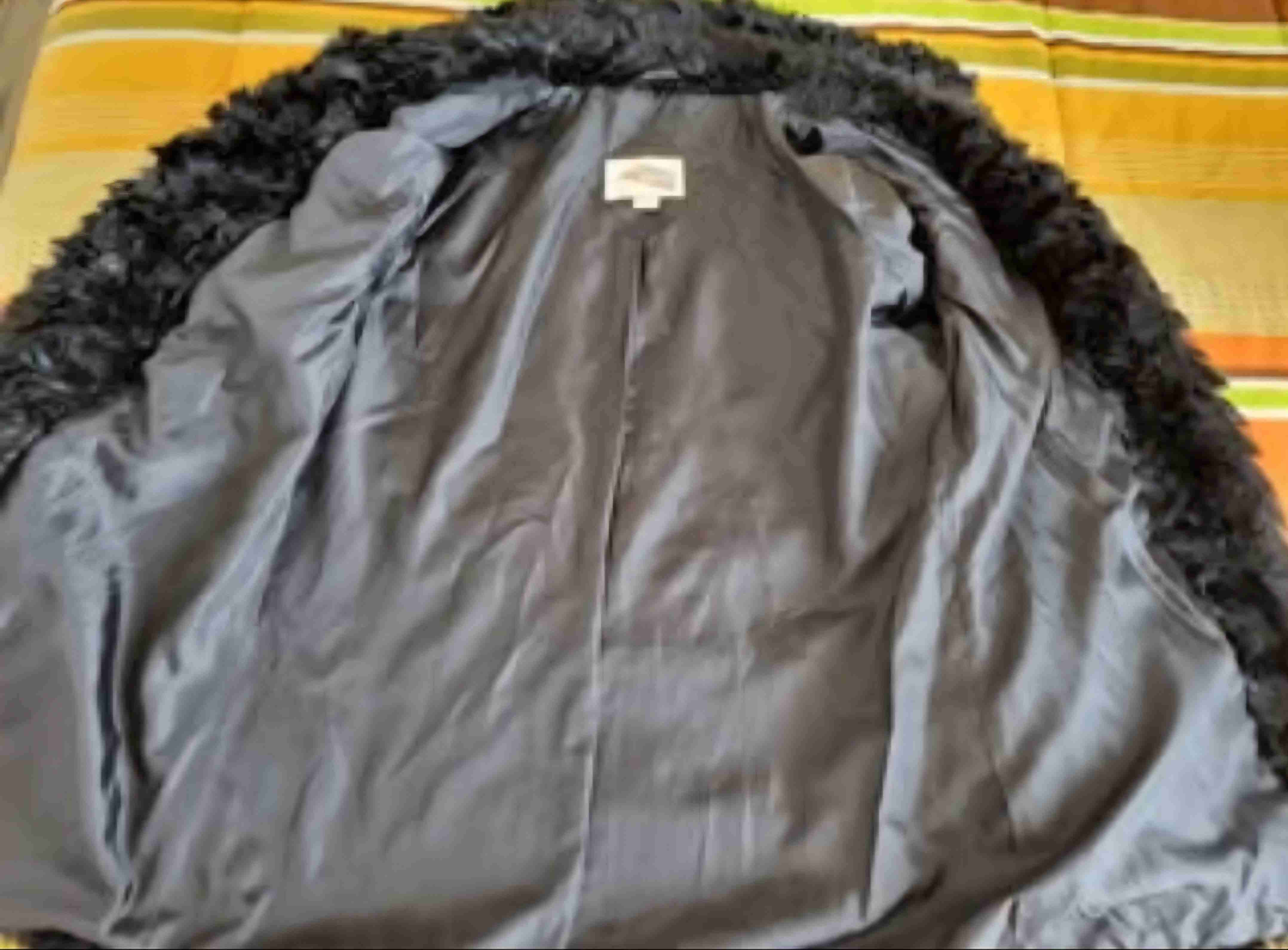 Abrigo de piel sintética negro Forever 21 - miniatura 3