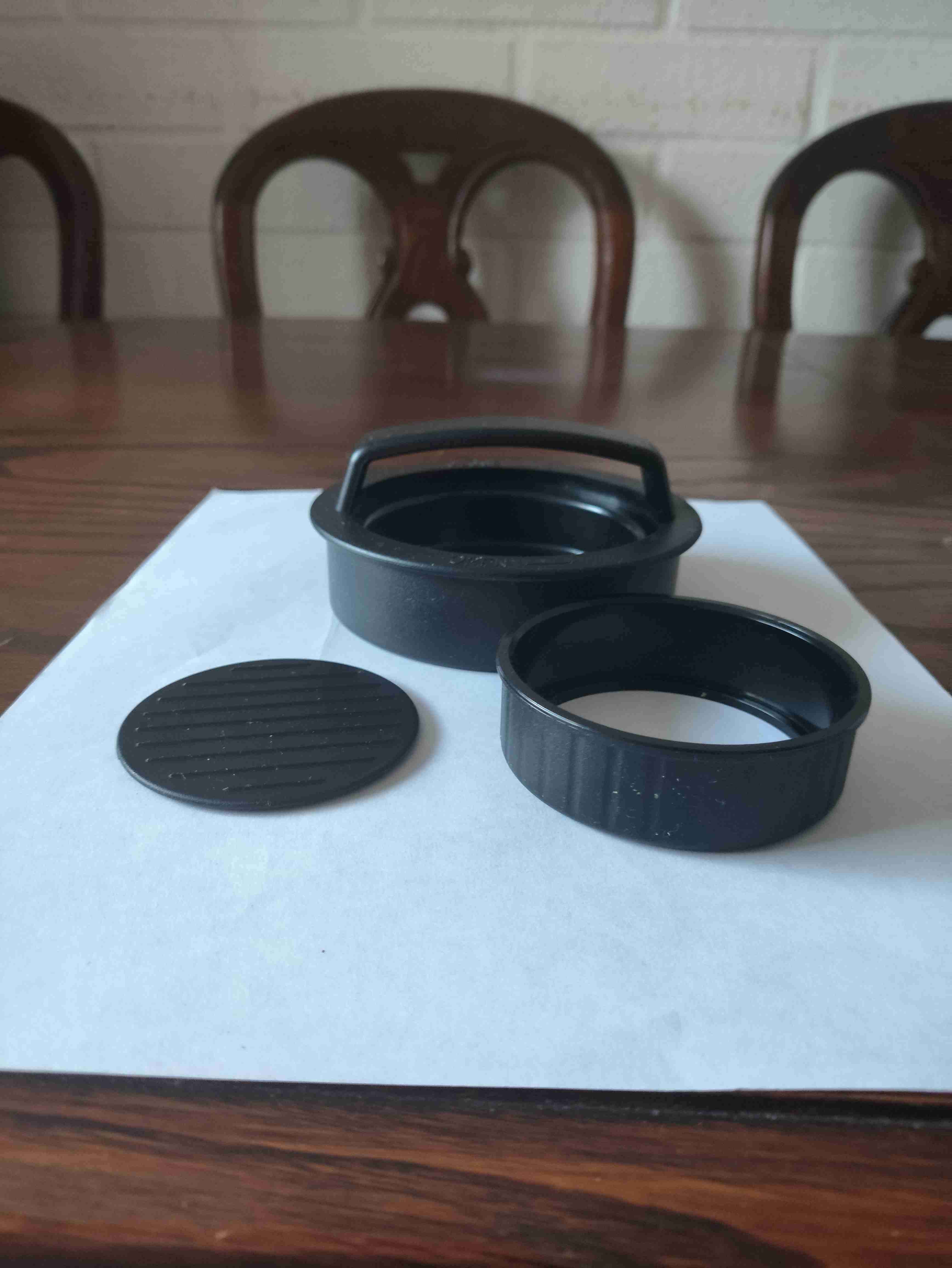 Prensador de hamburguesas negro - miniatura 3